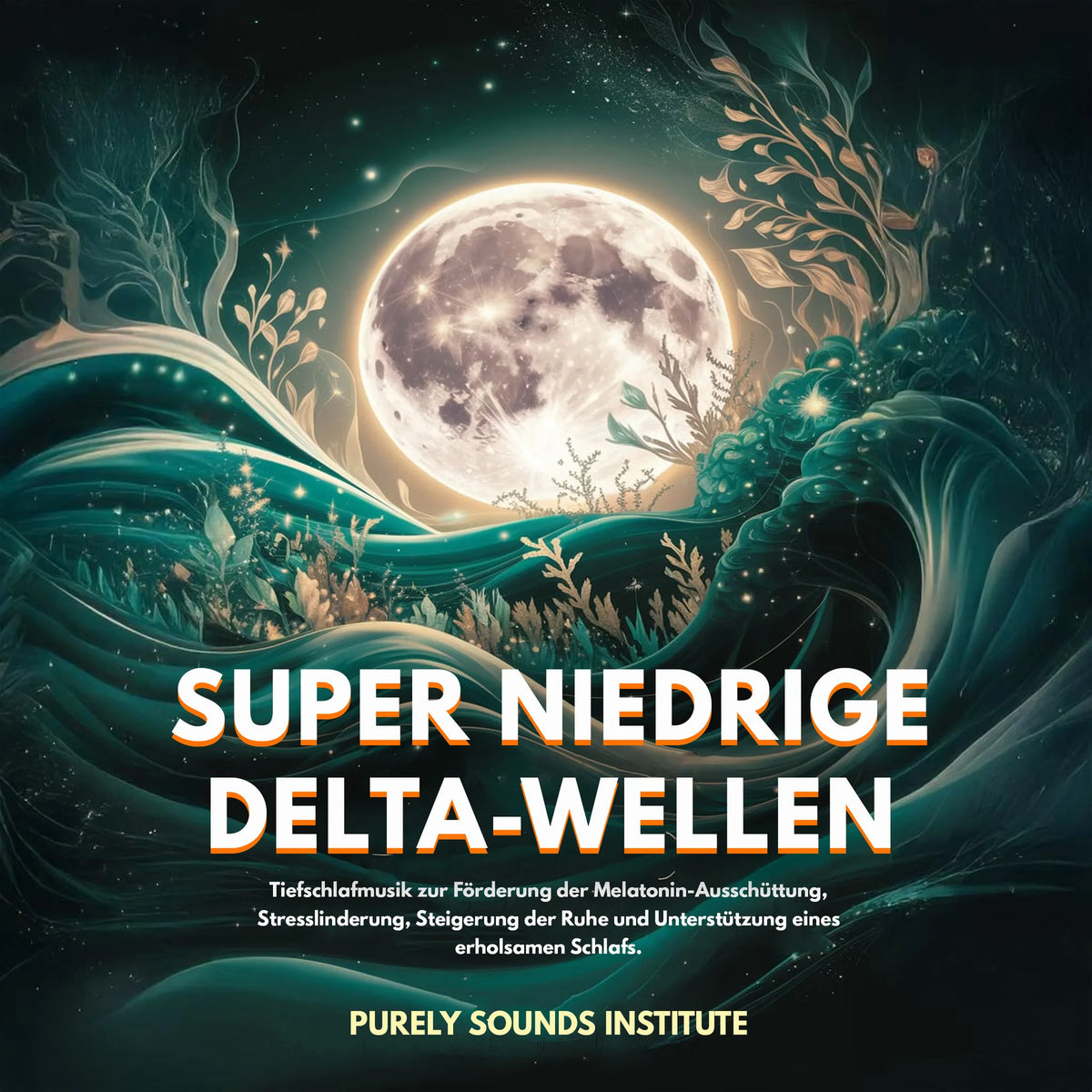 Super niedrige Delta-Wellen: Tiefschlafmusik zur Förderung der Melatonin-Ausschüttung, Stresslinderung, Steigerung der Ruhe und Unterstützung eines erholsamen Schlafs