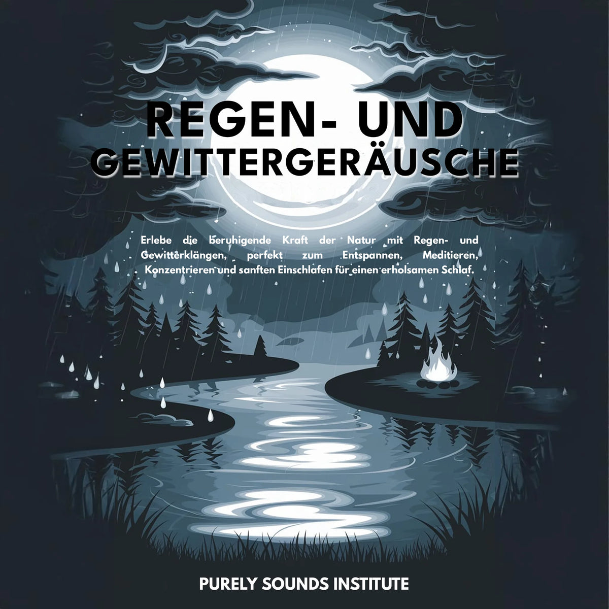 Regen- und Gewittergeräusche: Erlebe die beruhigende Kraft der Natur mit Regen- und Gewitterklängen, perfekt zum Entspannen, Meditieren, Konzentrieren und sanften Einschlafen für einen erholsamen Schlaf