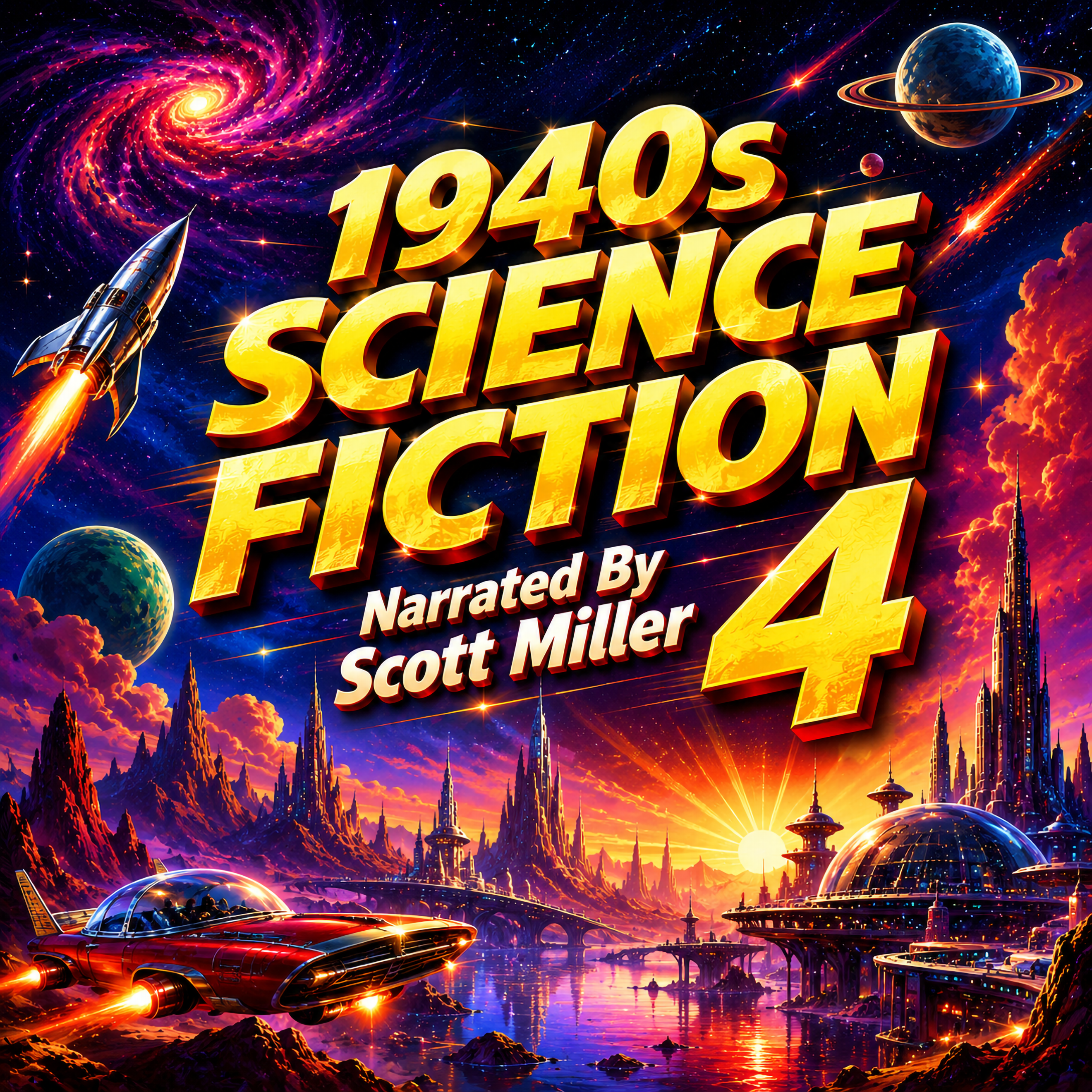 1940s Science Fiction 4 - 16 Classic Science Fiction Short Stories From the 1940s