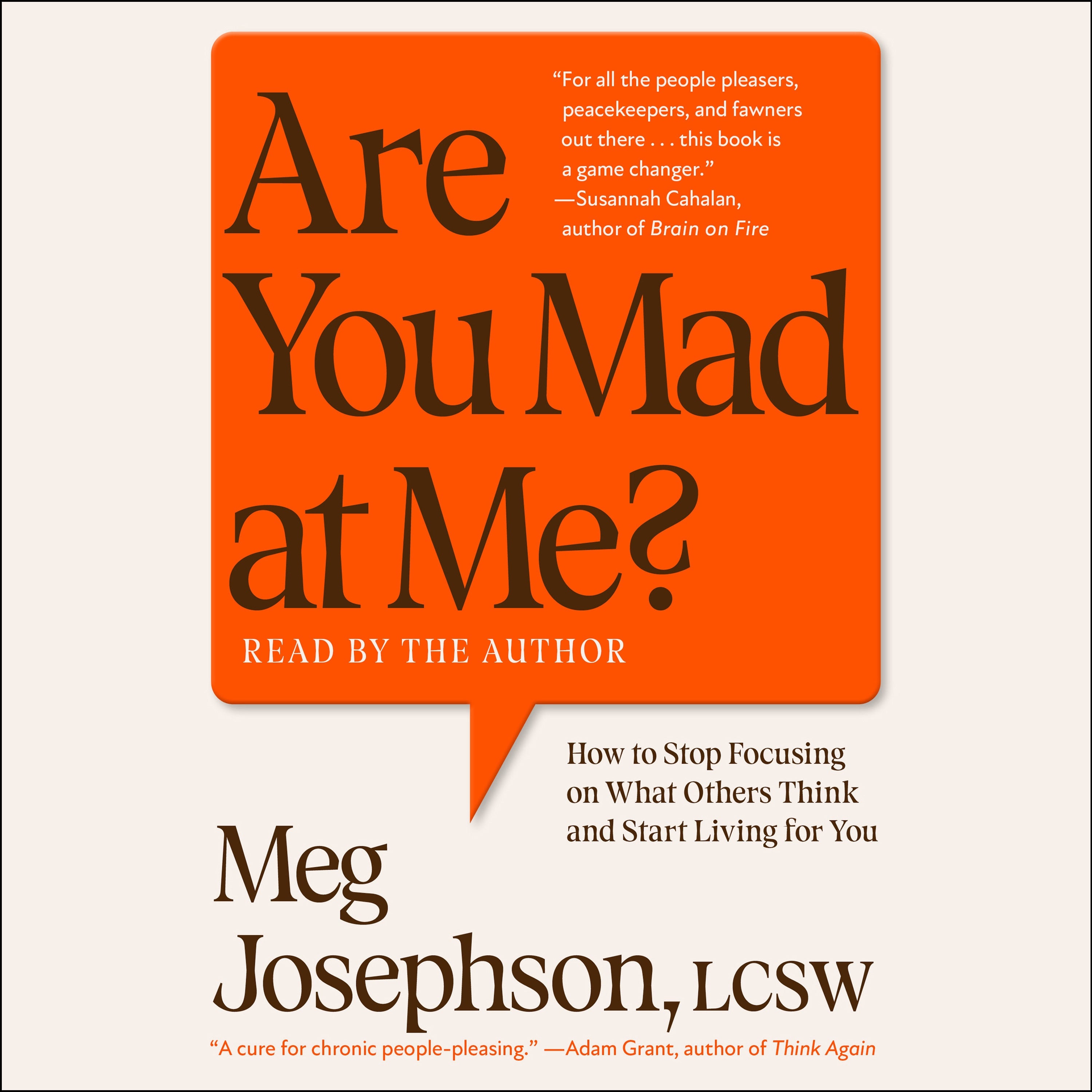 Are You Mad at Me?