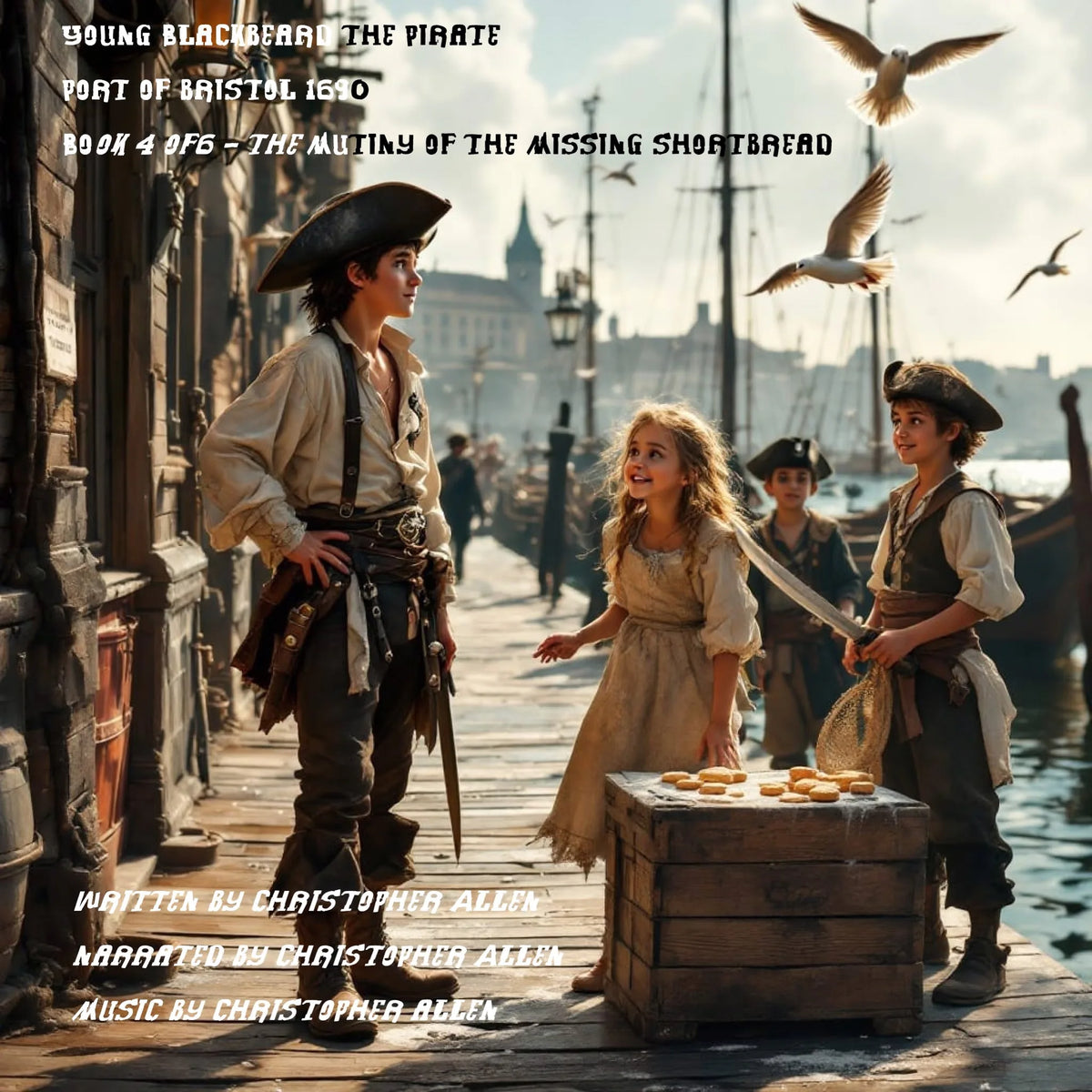 Young Blackbeard the Pirate - Port of Bristol 1690