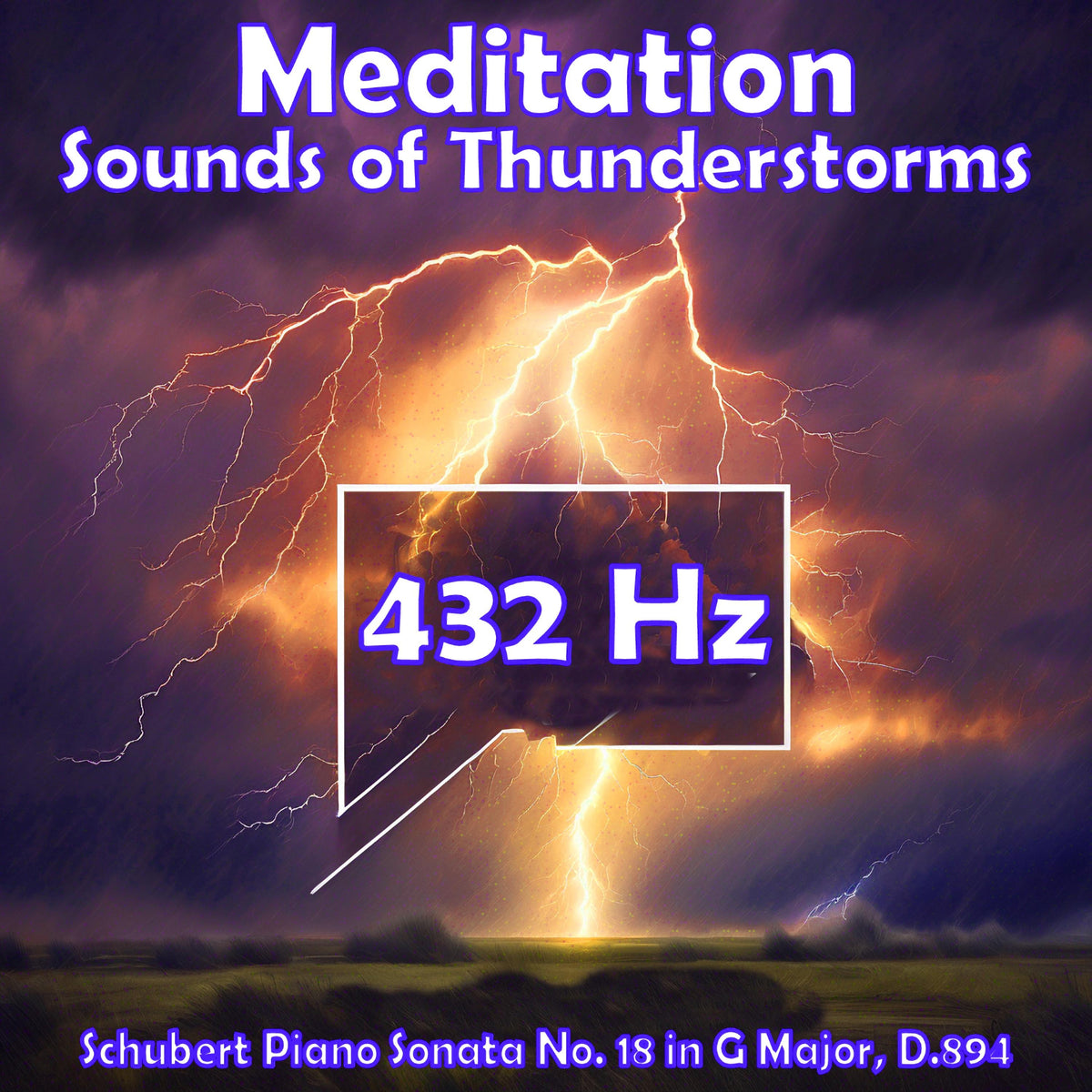 Meditation - Sounds of Thunderstorms (432 Hz Edition)