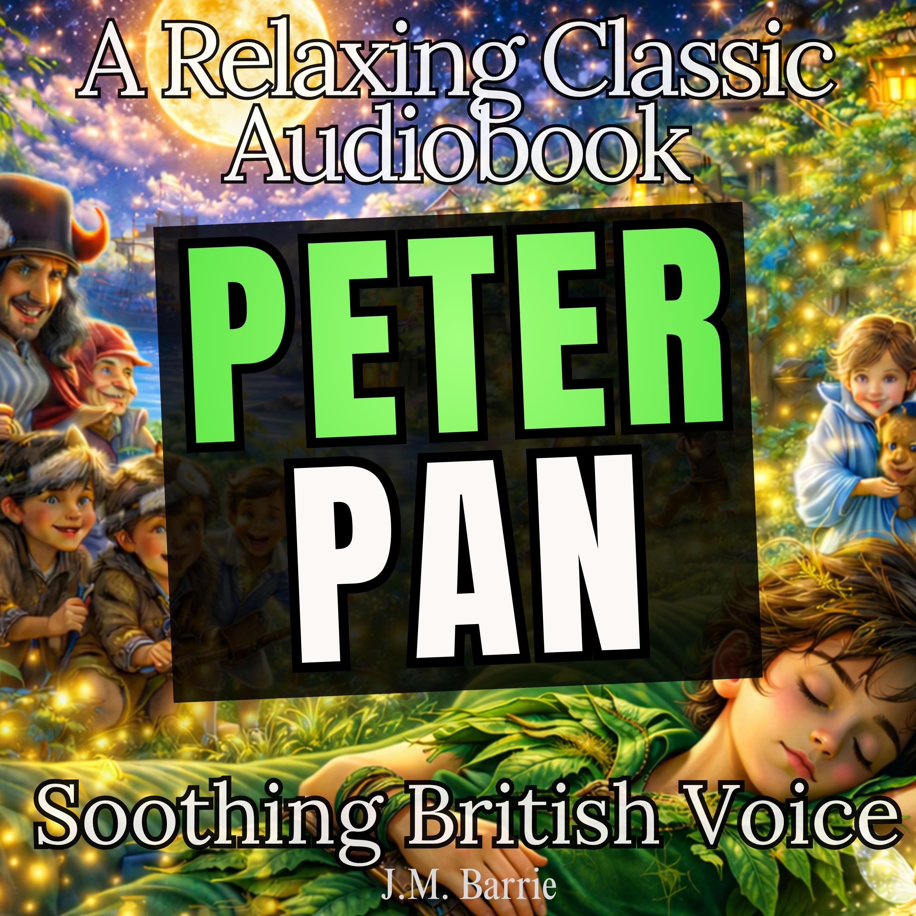 Peter Pan - A Relaxing Classic Audiobook (Soothing British Voice)