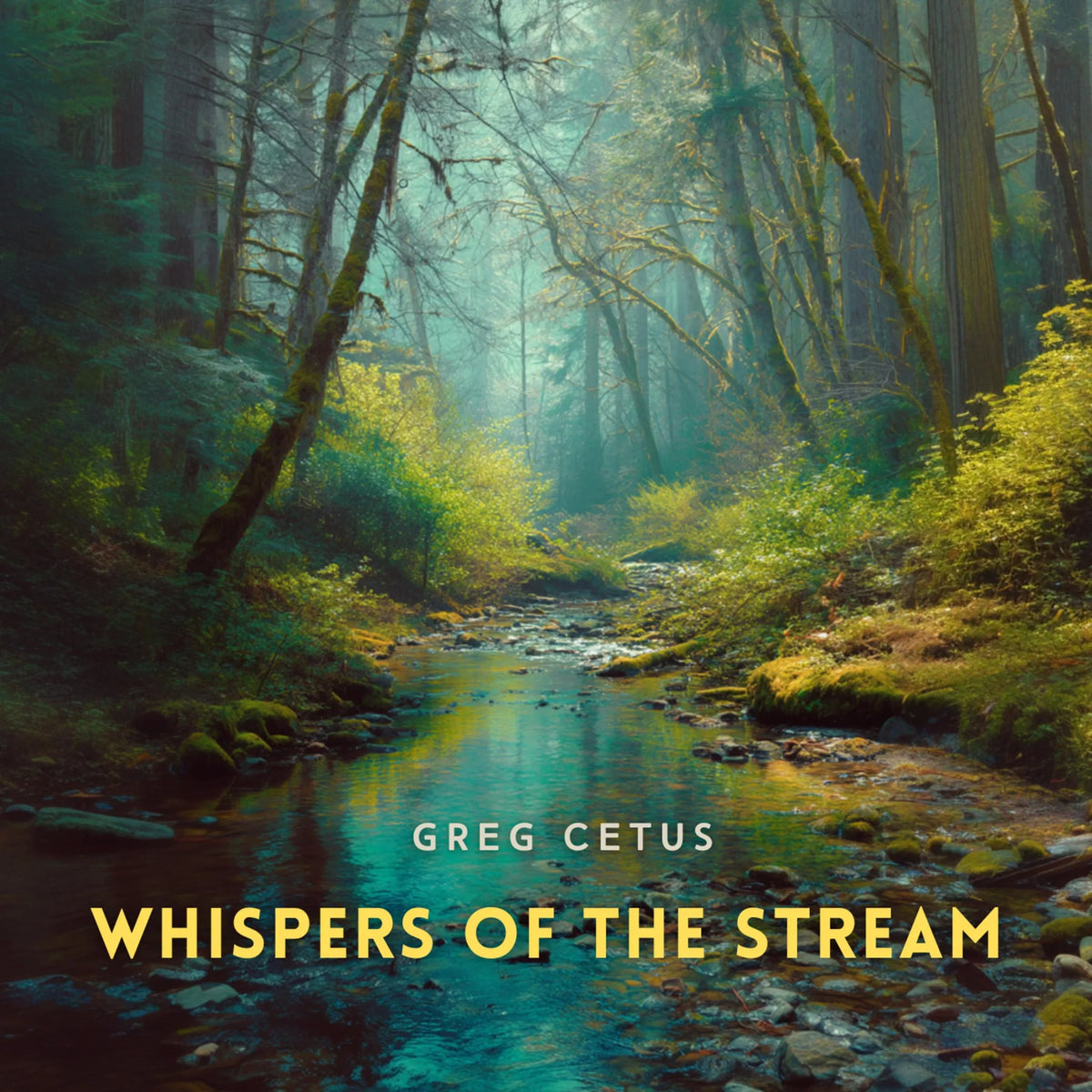 Whispers of the Stream: Birdsong in a Sunlit Woodland