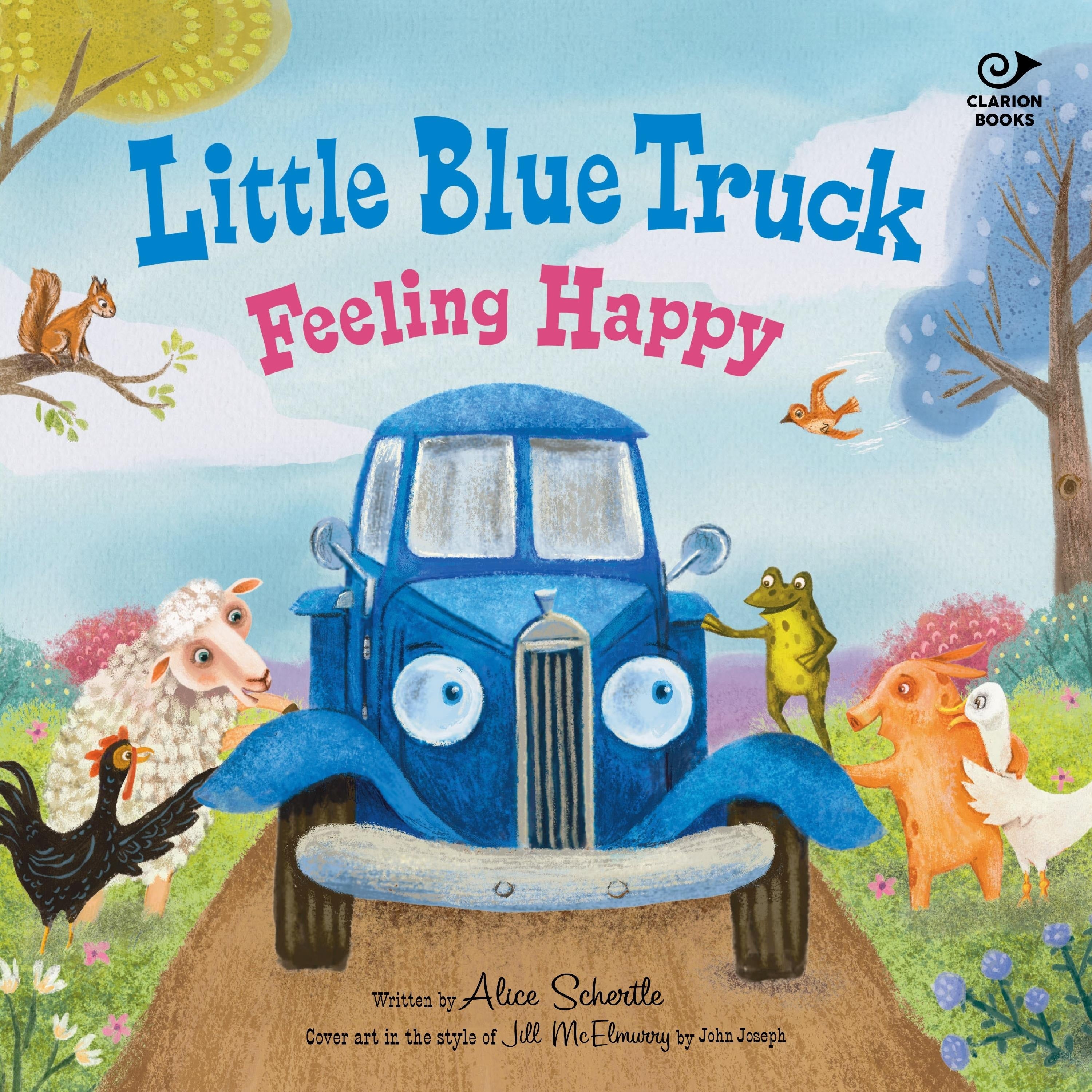 Little Blue Truck Feeling Happy