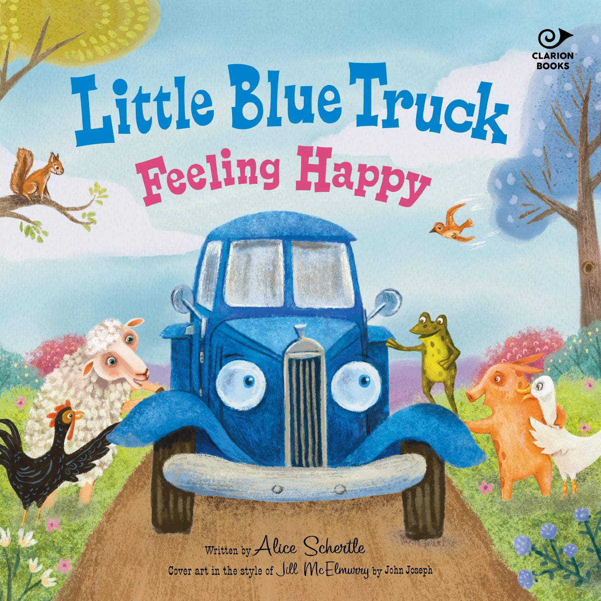 Little Blue Truck Feeling Happy