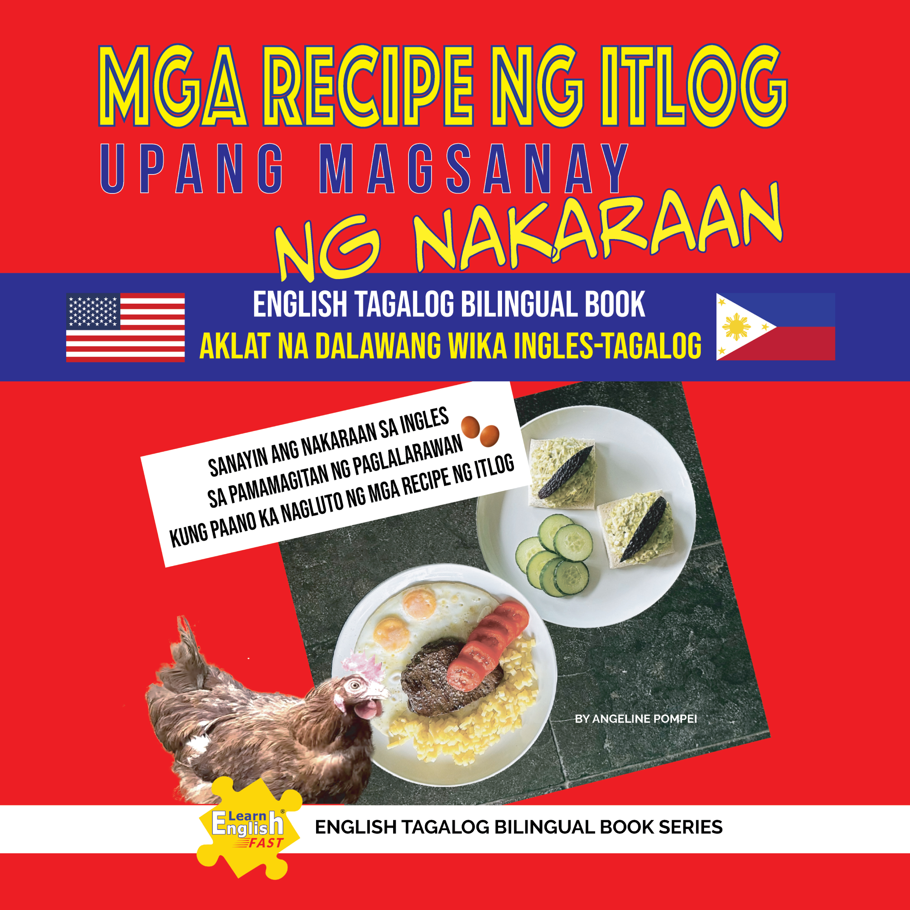 Mga Recipe Ng Itlog Upang Magsanay Ng Nakaraan Aklat Na Dalawahang Wika Ingles Tagalog