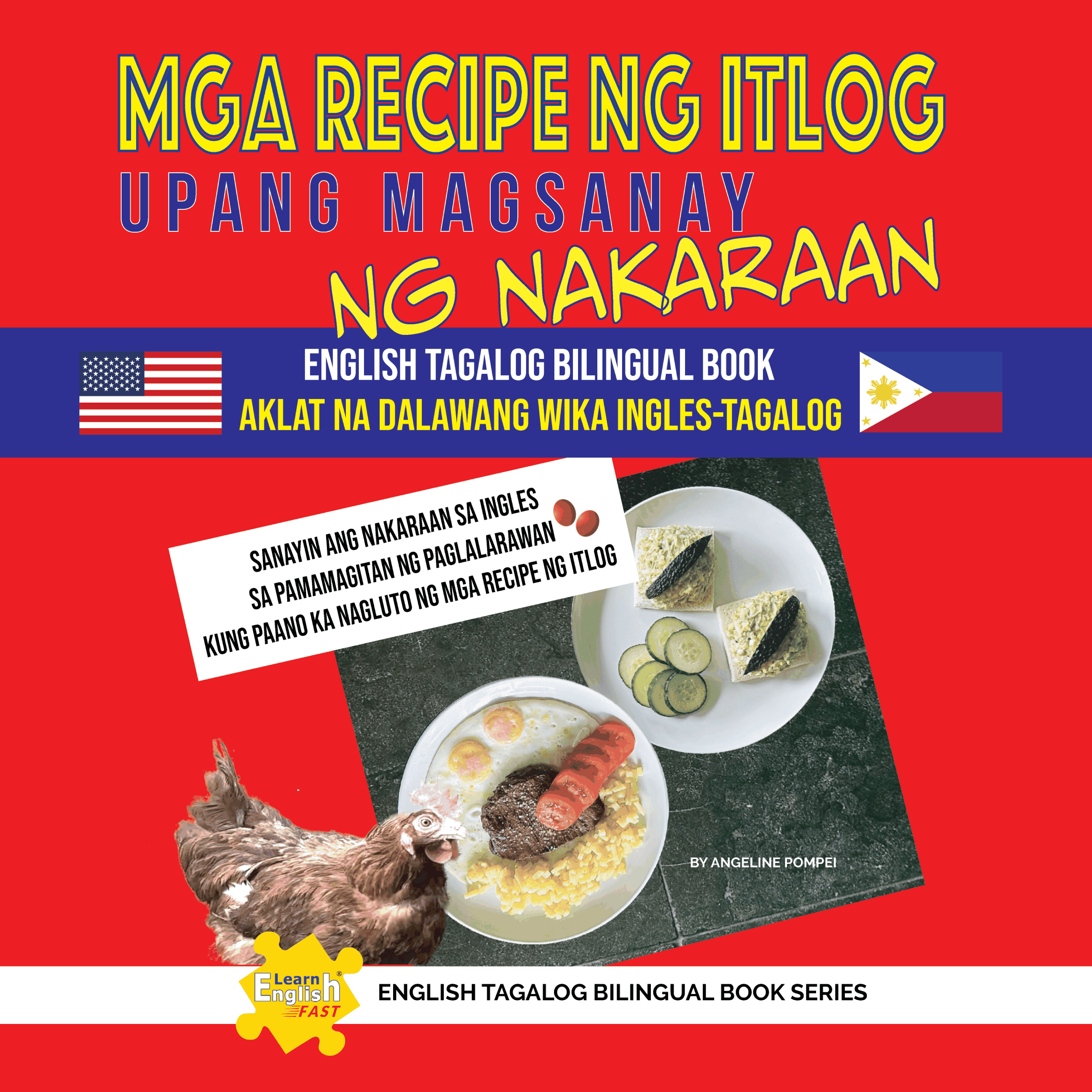 Mga Recipe Ng Itlog Upang Magsanay Ng Nakaraan Aklat Na Dalawahang Wika Ingles Tagalog