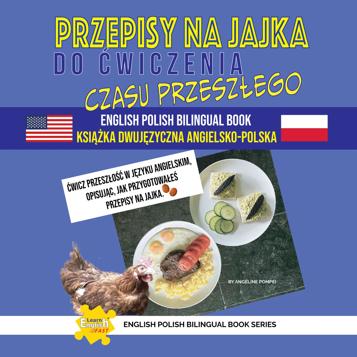 Przepisy Na Jajka Do Ćwiczenia Czasu Przeszłego Książka Dwujęzyczna Angielsko-Polska