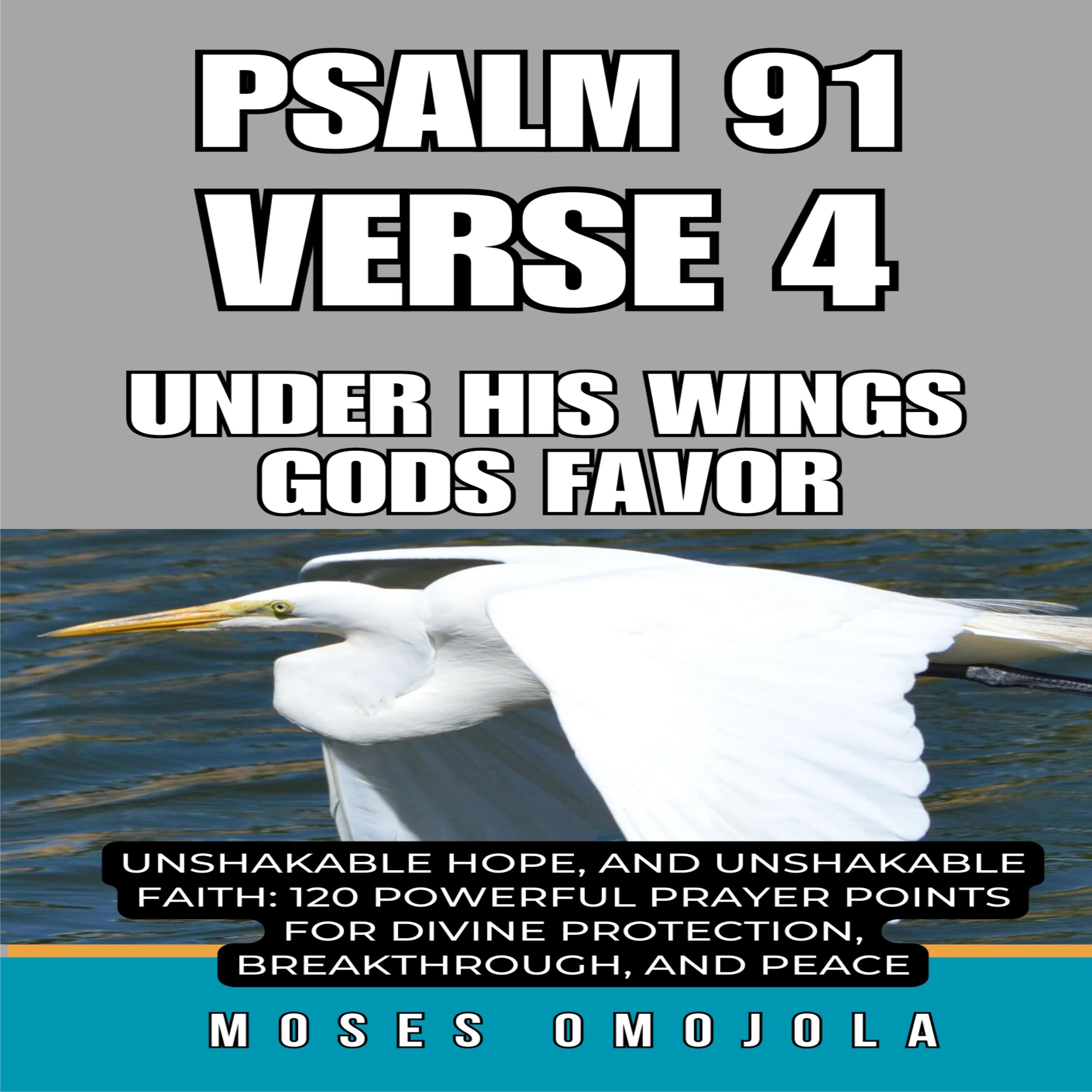 Psalm 91 Verse 4 - Under His Wings gods favor, unshakable hope, and unshakable faith: 120 Powerful Prayer Points for Divine Protection, Breakthrough, and Peace