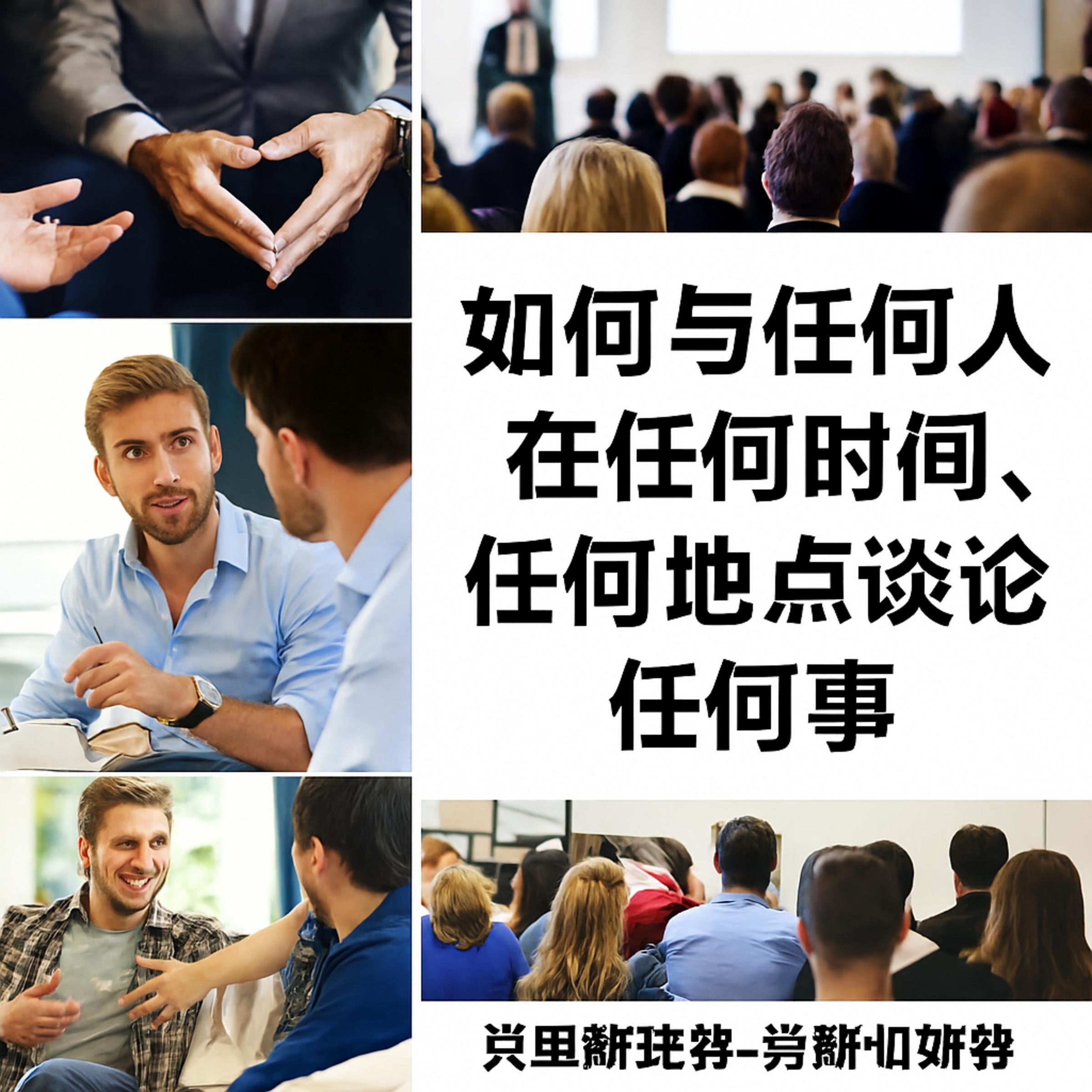 如何随时随地与任何人谈论任何事情,与任何人交谈。
