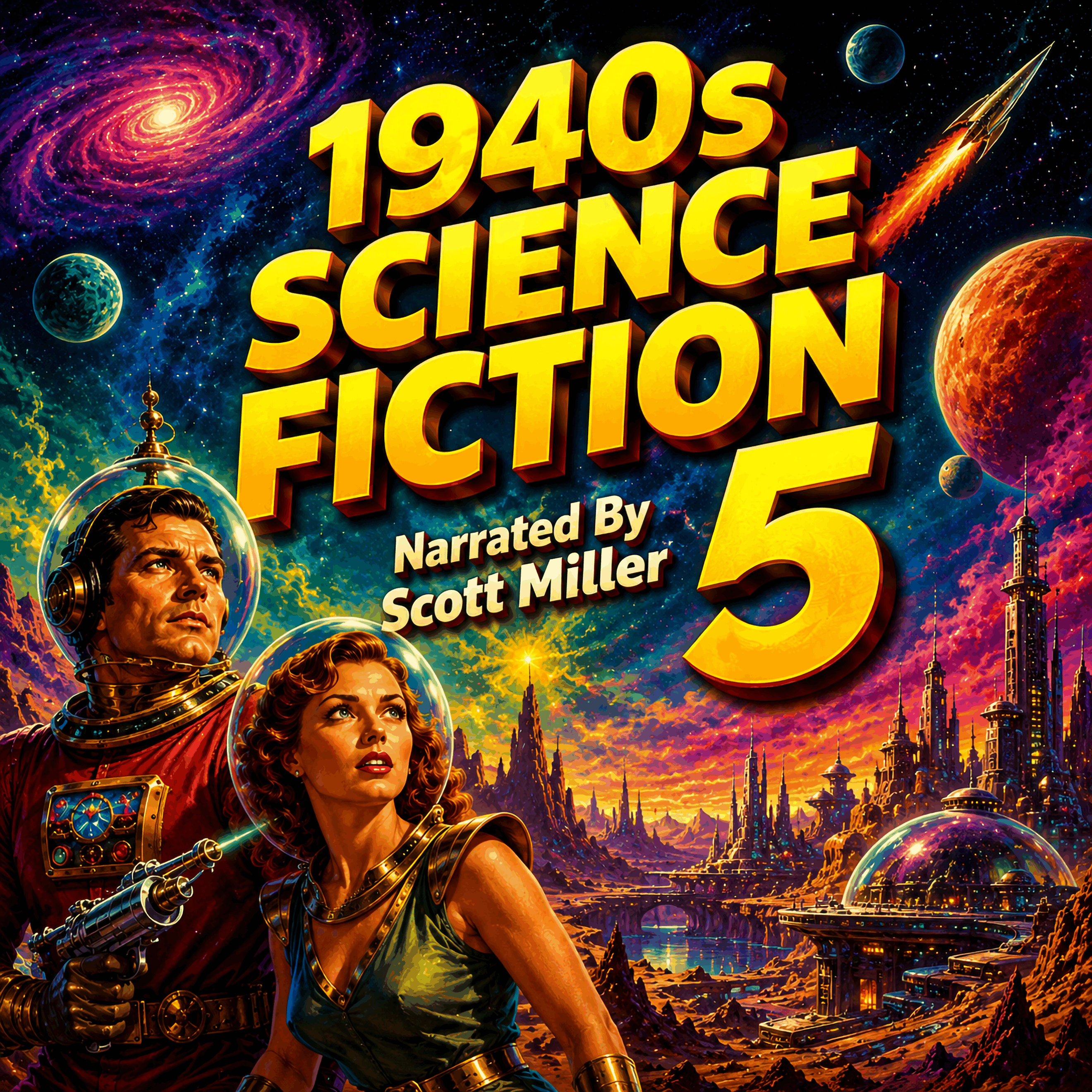 1940s Science Fiction 5 - 19 Classic Science Fiction Short Stories From the 1940s