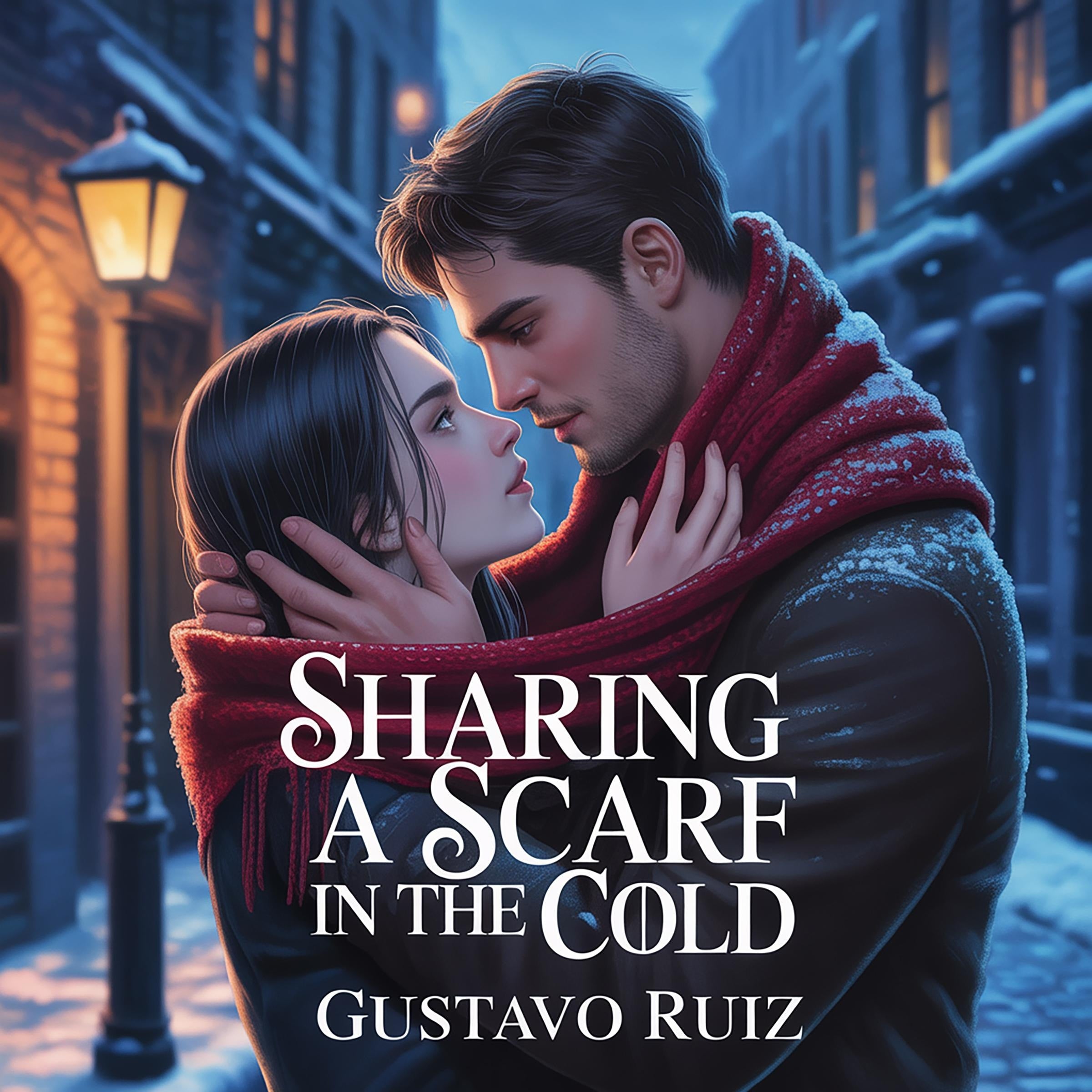 Sharing a scarf in the cold