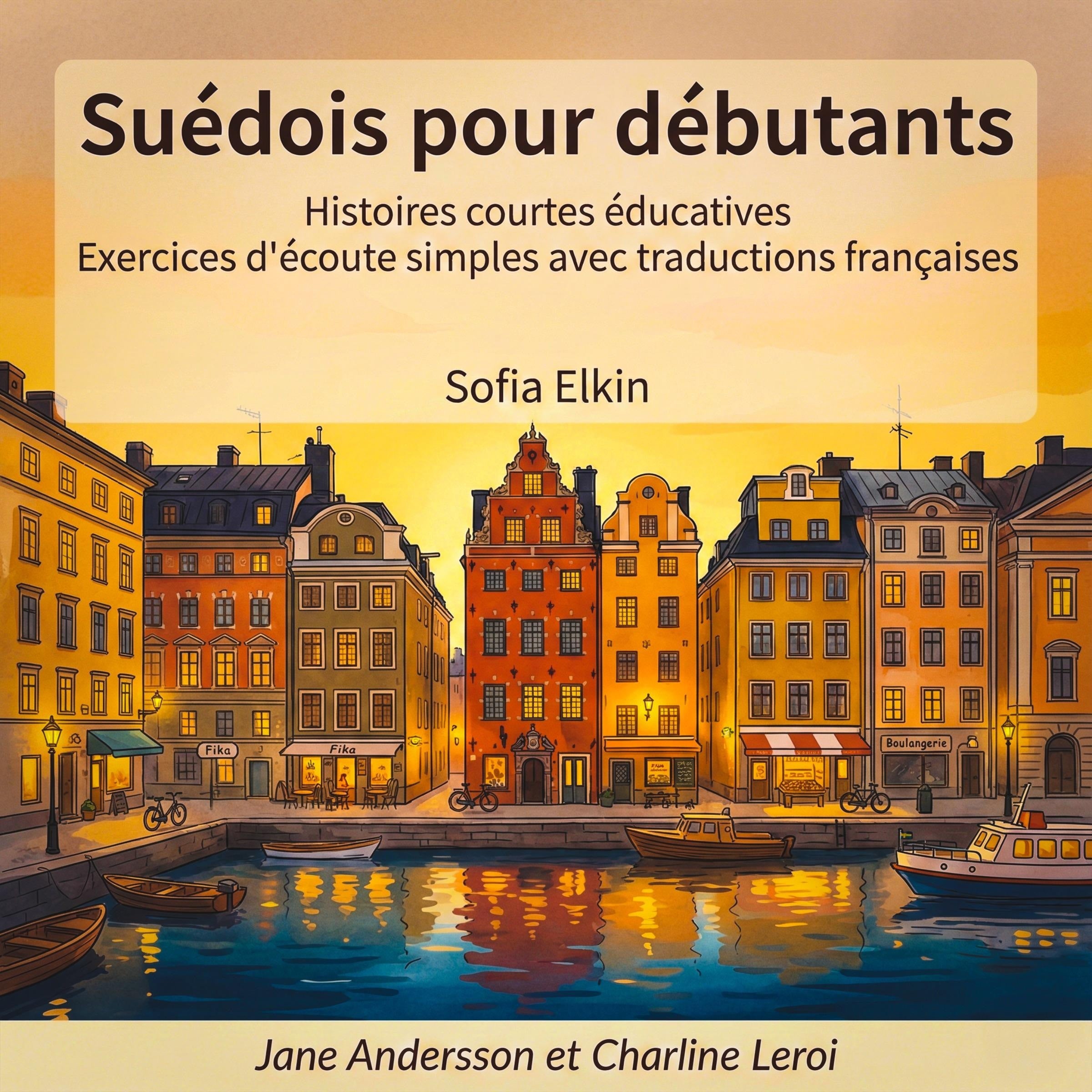 Suédois pour débutants : Histoires courtes éducatives Exercices d'écoute simples avec traductions françaises Écrit par Sofia Elkin Narré par Jane Andersson et Charline Leroi