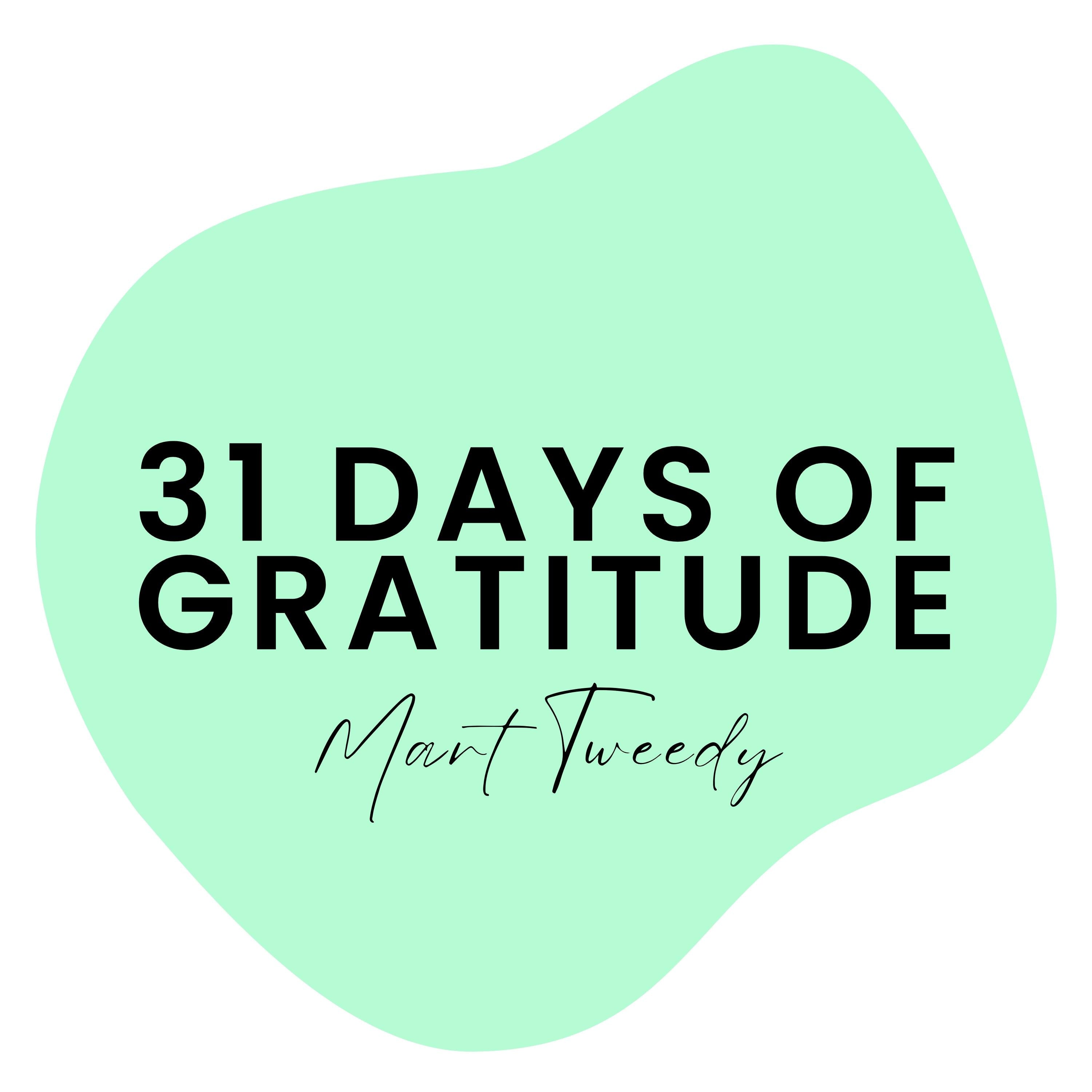 31 Days of Gratitude