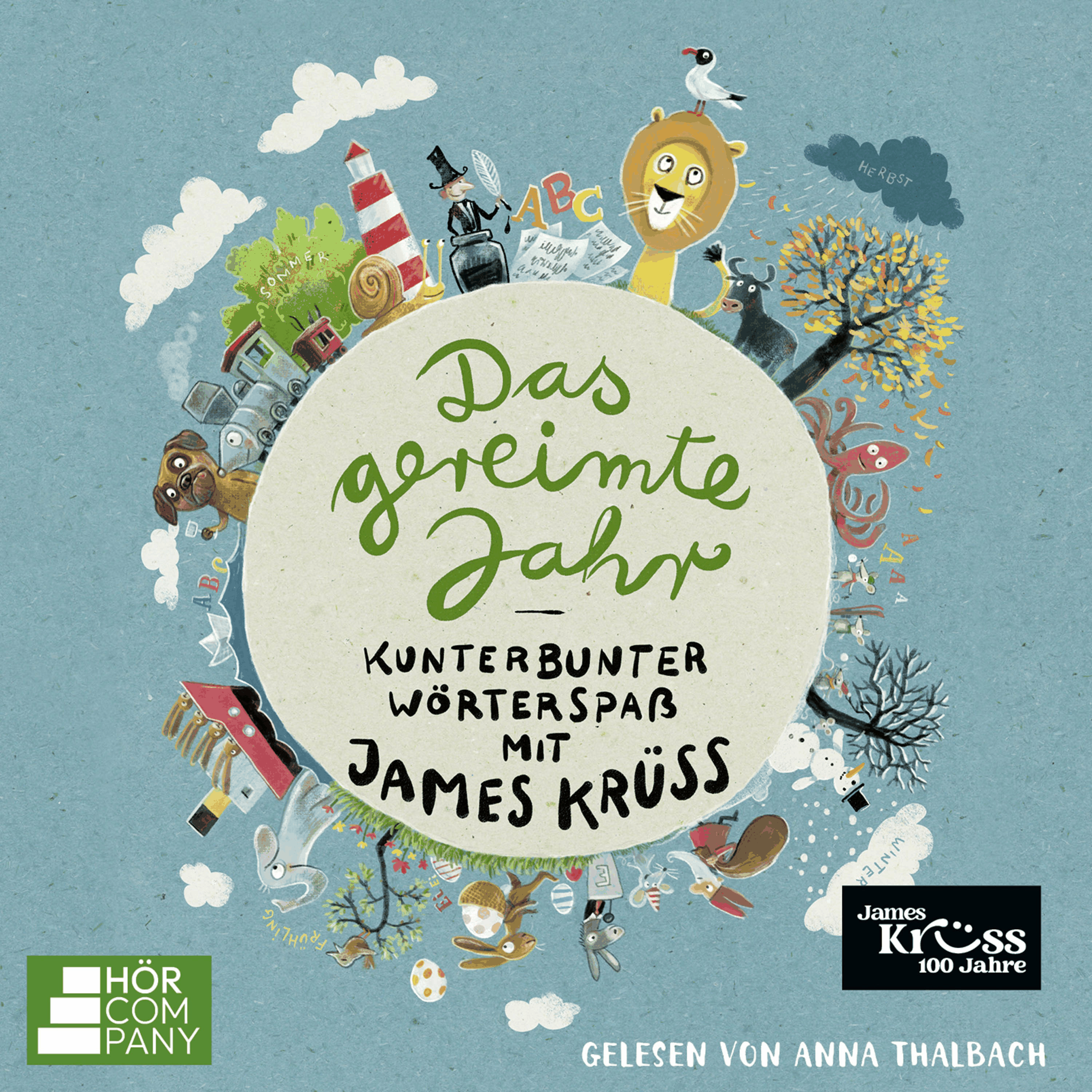 Das gereimte Jahr - Kunterbunter Wörterspaß mit James Krüss - Das große James-Krüss-Sprachbastelbuch