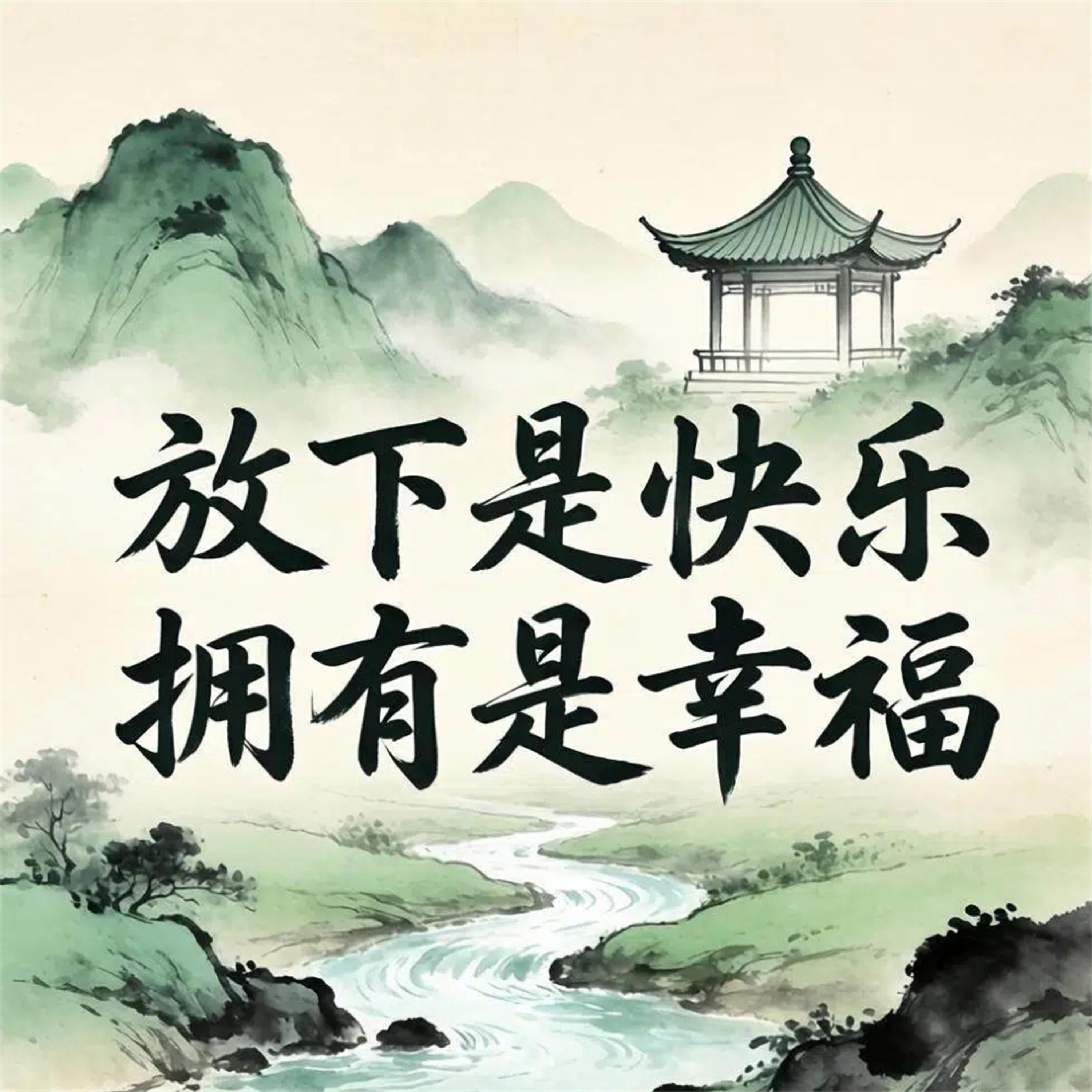 放下是快乐 拥有是幸福