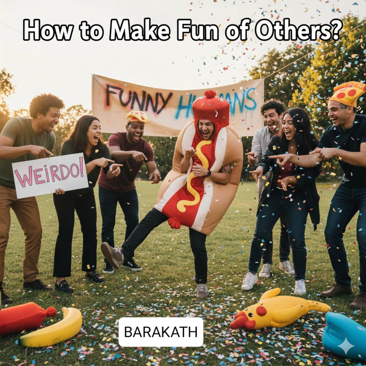 How to make fun of others?