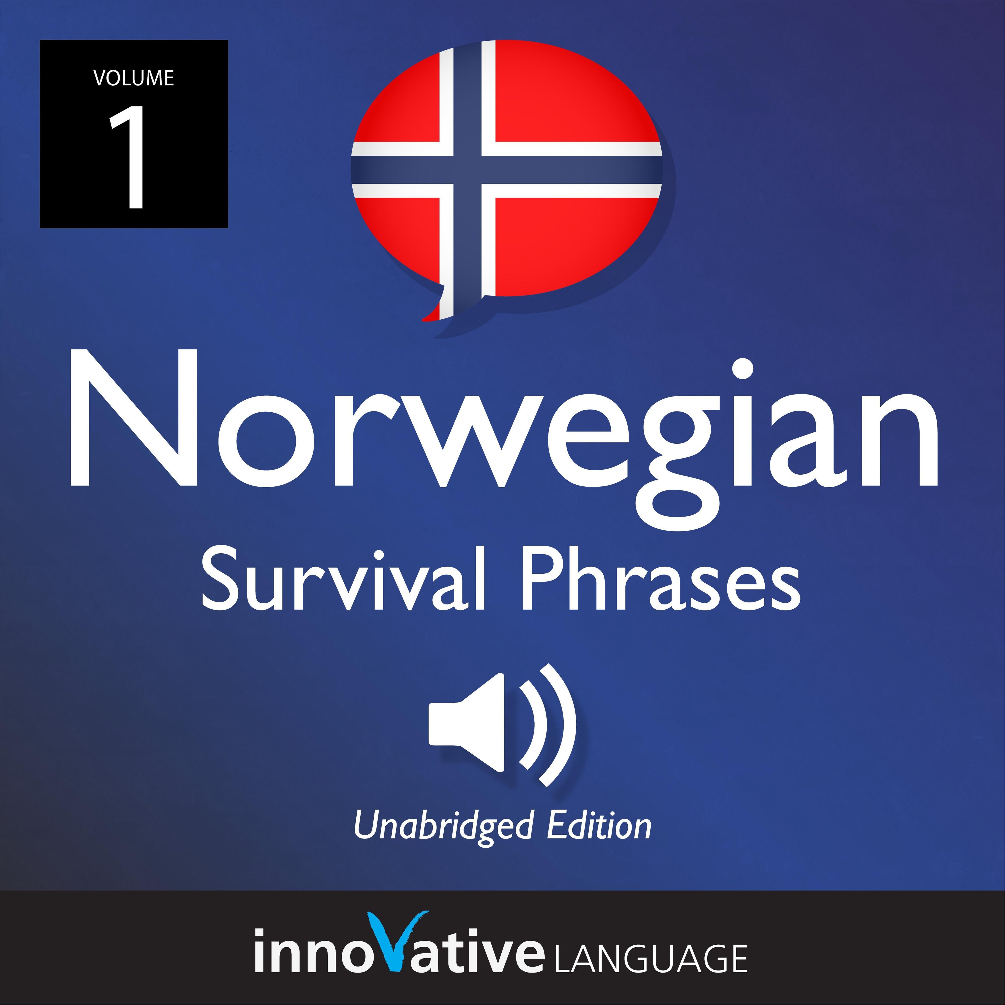 Learn Norwegian: Norwegian Survival Phrases, Volume 1