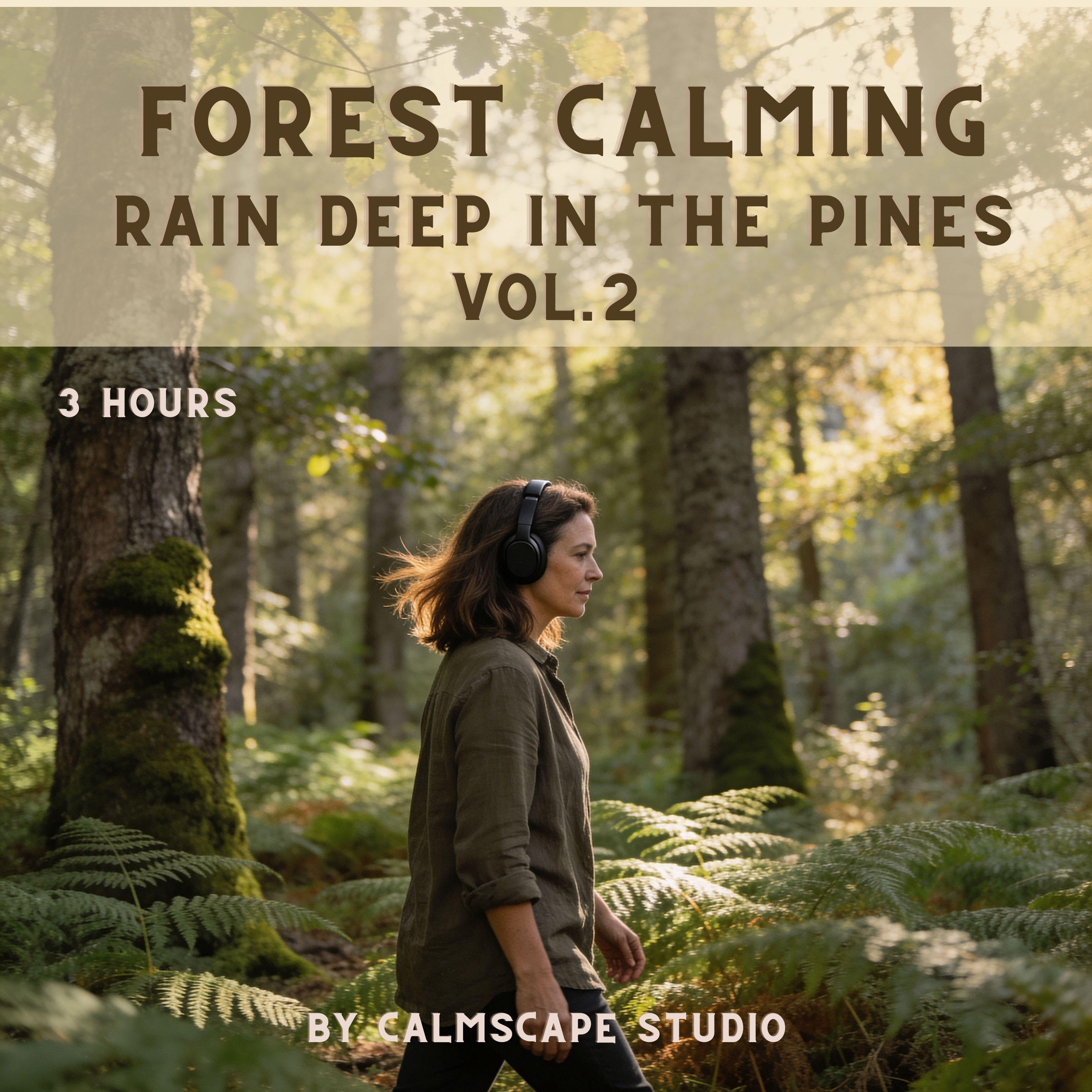 Forest Calming: Rain Deep in the Pines Vol 2