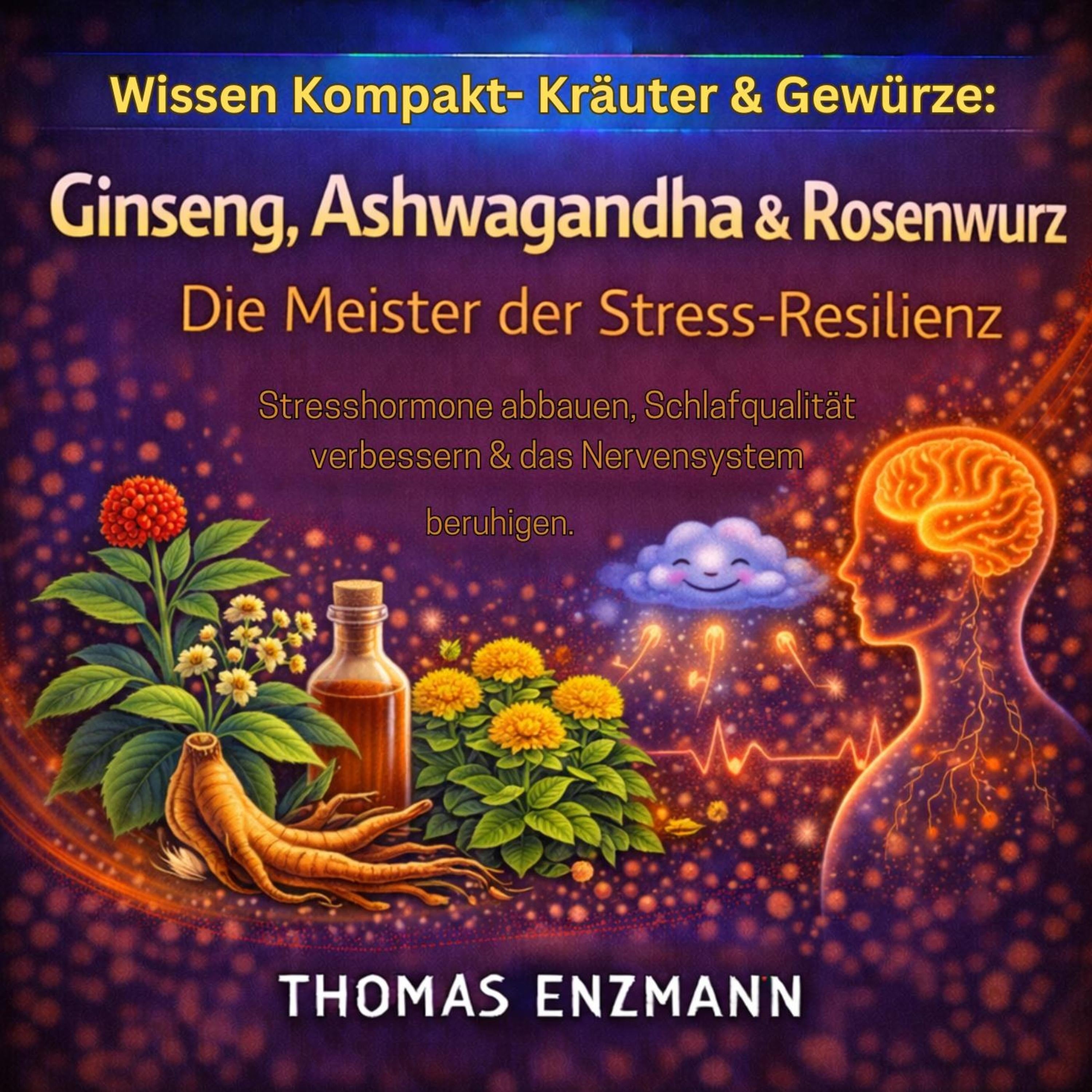 Wissen Kompakt- Kräuter & Gewürze: Ginseng, Ashwagandha & Rosenwurz - Die Meister der Stress-Resilienz