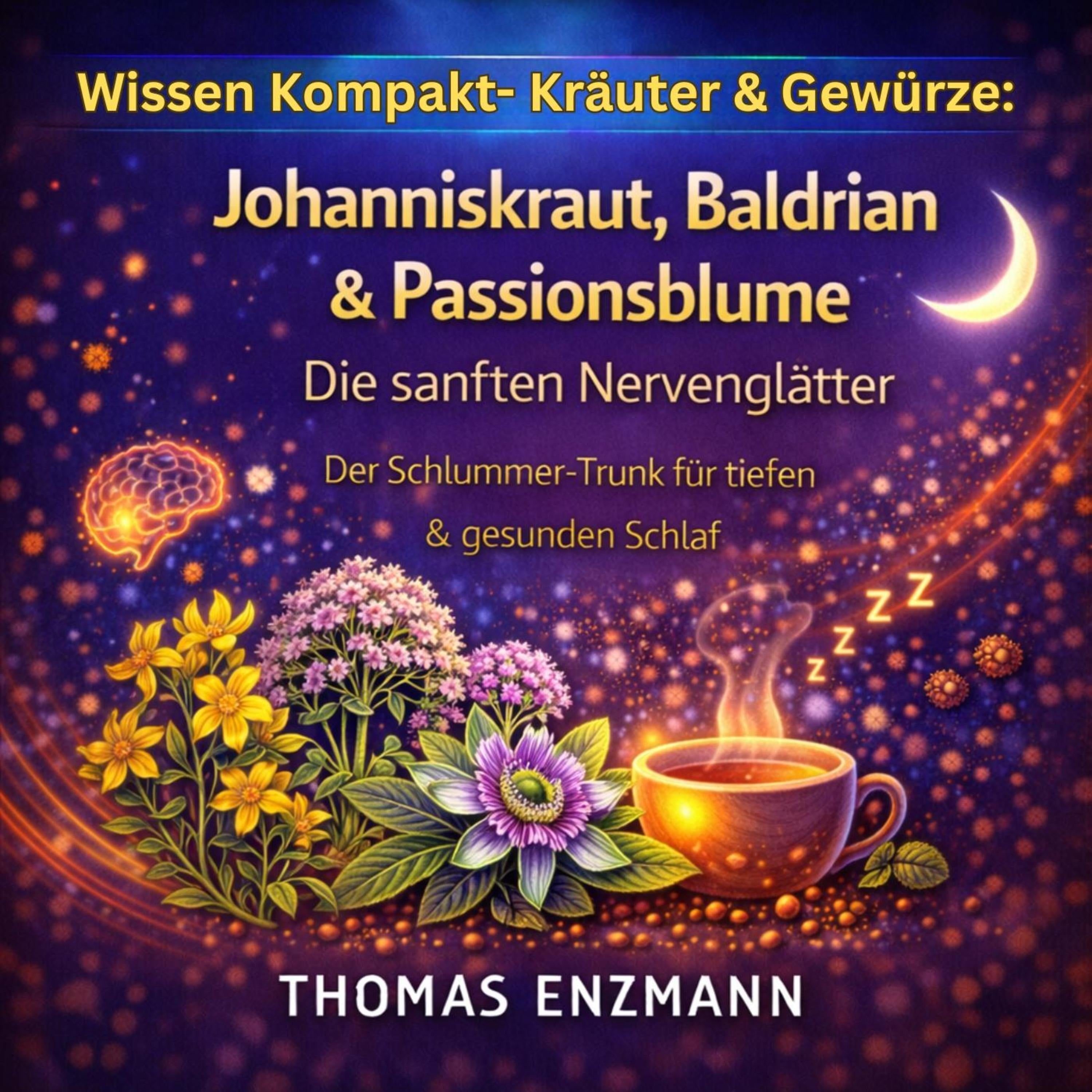 Wissen Kompakt- Kräuter & Gewürze: Johanniskraut, Baldrian & Passionsblume - Die sanften Nervenglätter