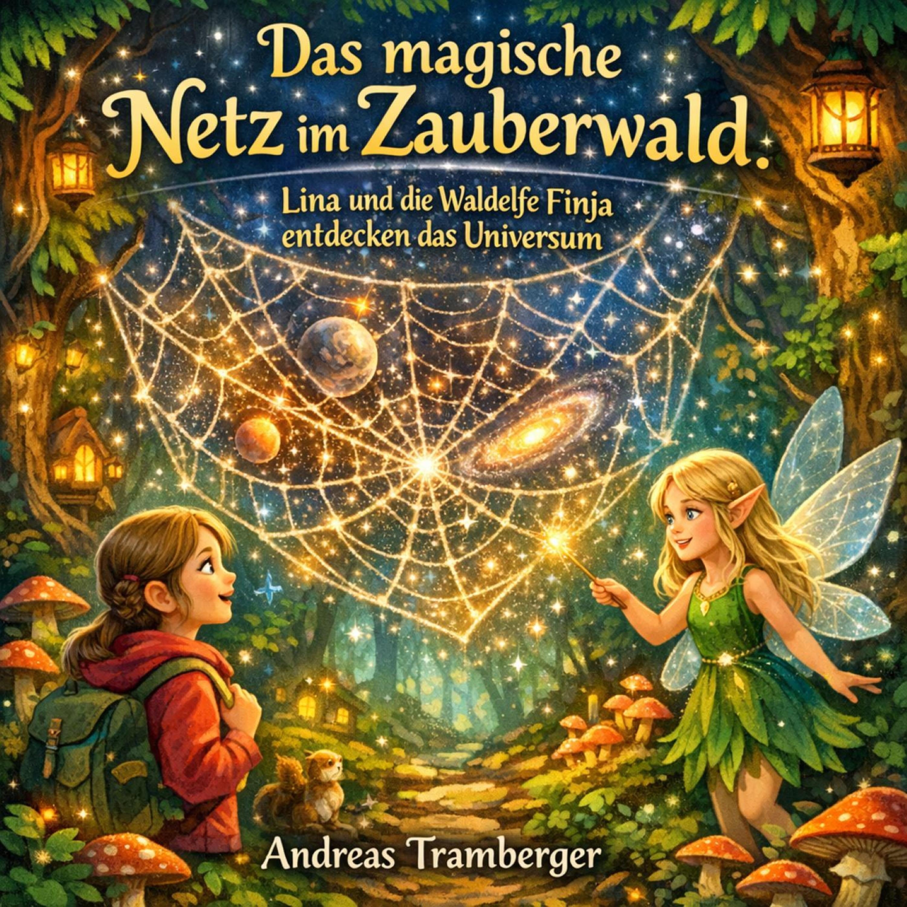 Das magische Netz im Zauberwald.