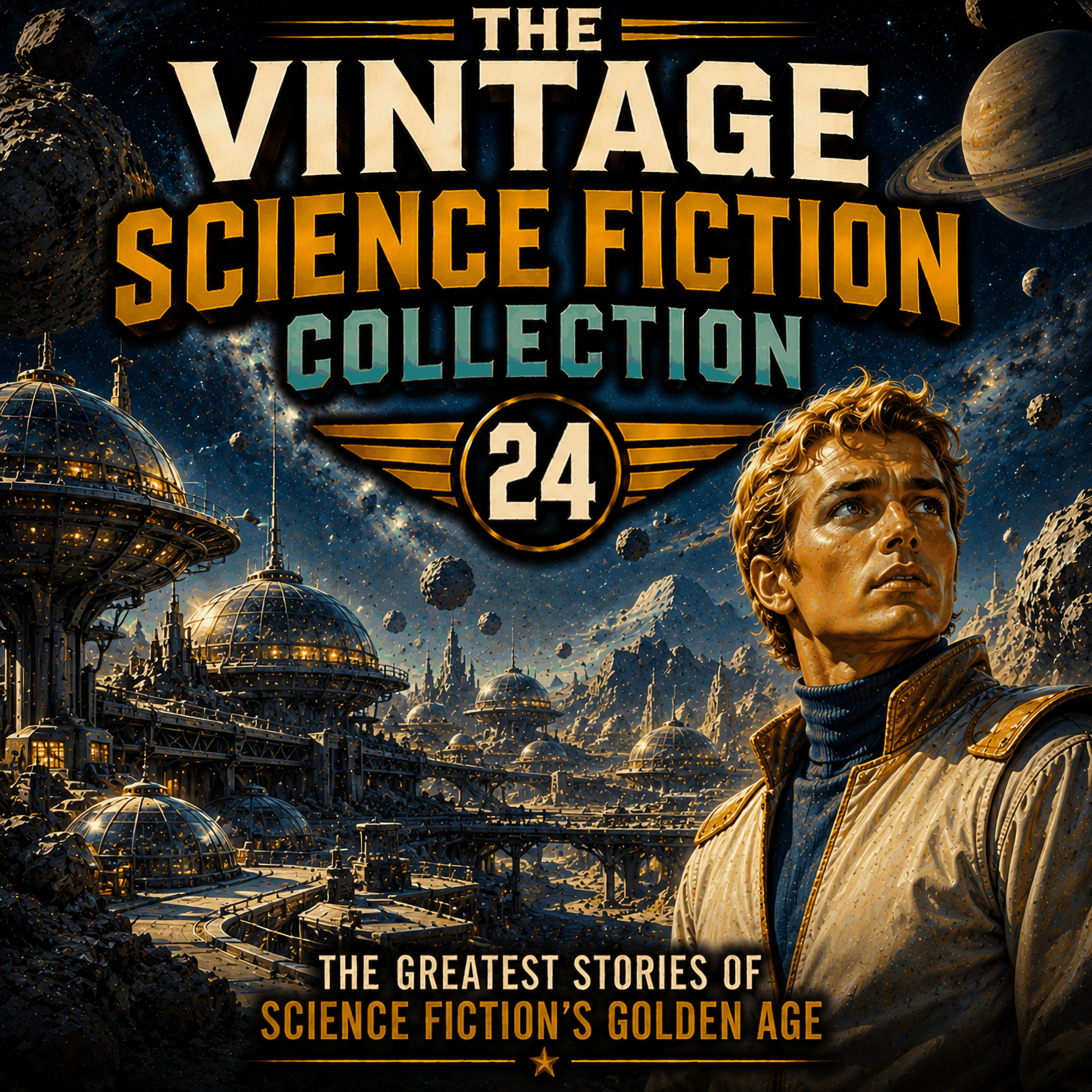 Vintage Sci-Fi 24 - 22 Science Fiction Short Stories from Philip José Farmer, Lester Del Rey, Robert Bloch, Frederik Pohl, Michael Shaara and more