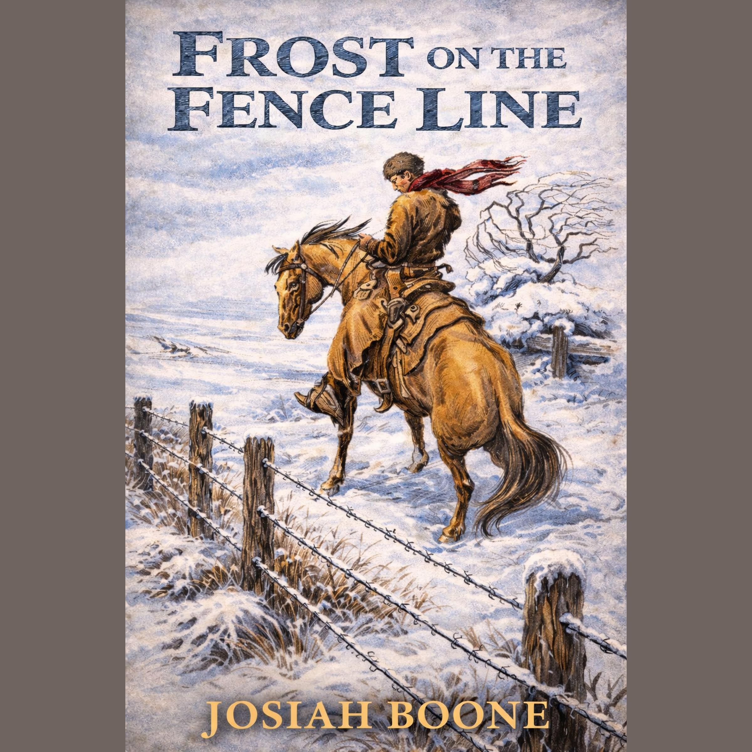 Frost on the Fence Line