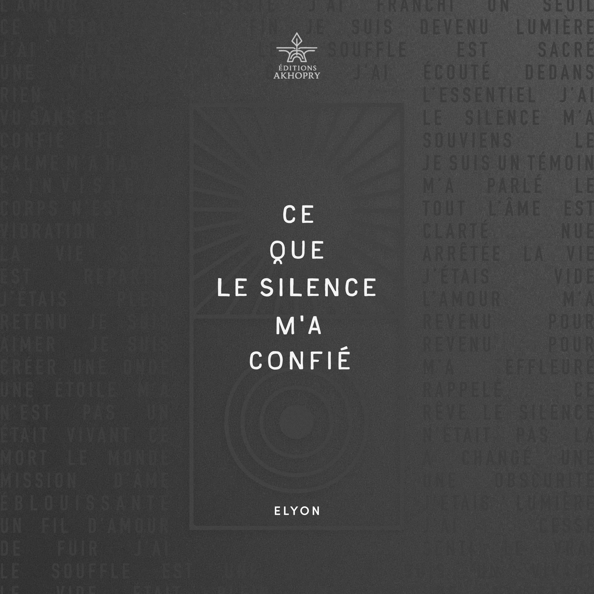 Ce que le silence m'a confié