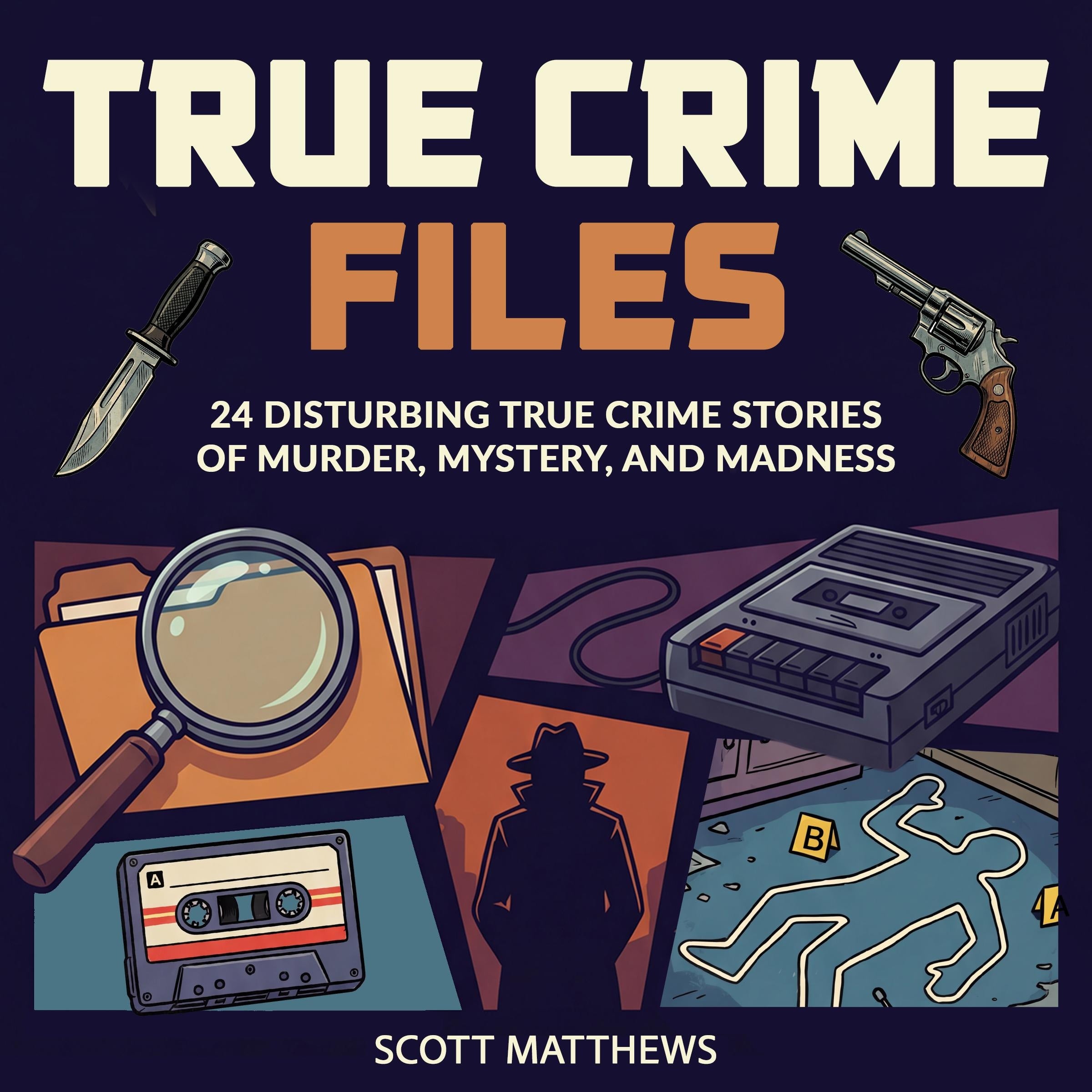 True Crime Files: 24 Disturbing True Crime Stories of Murder, Mystery, and Madness
