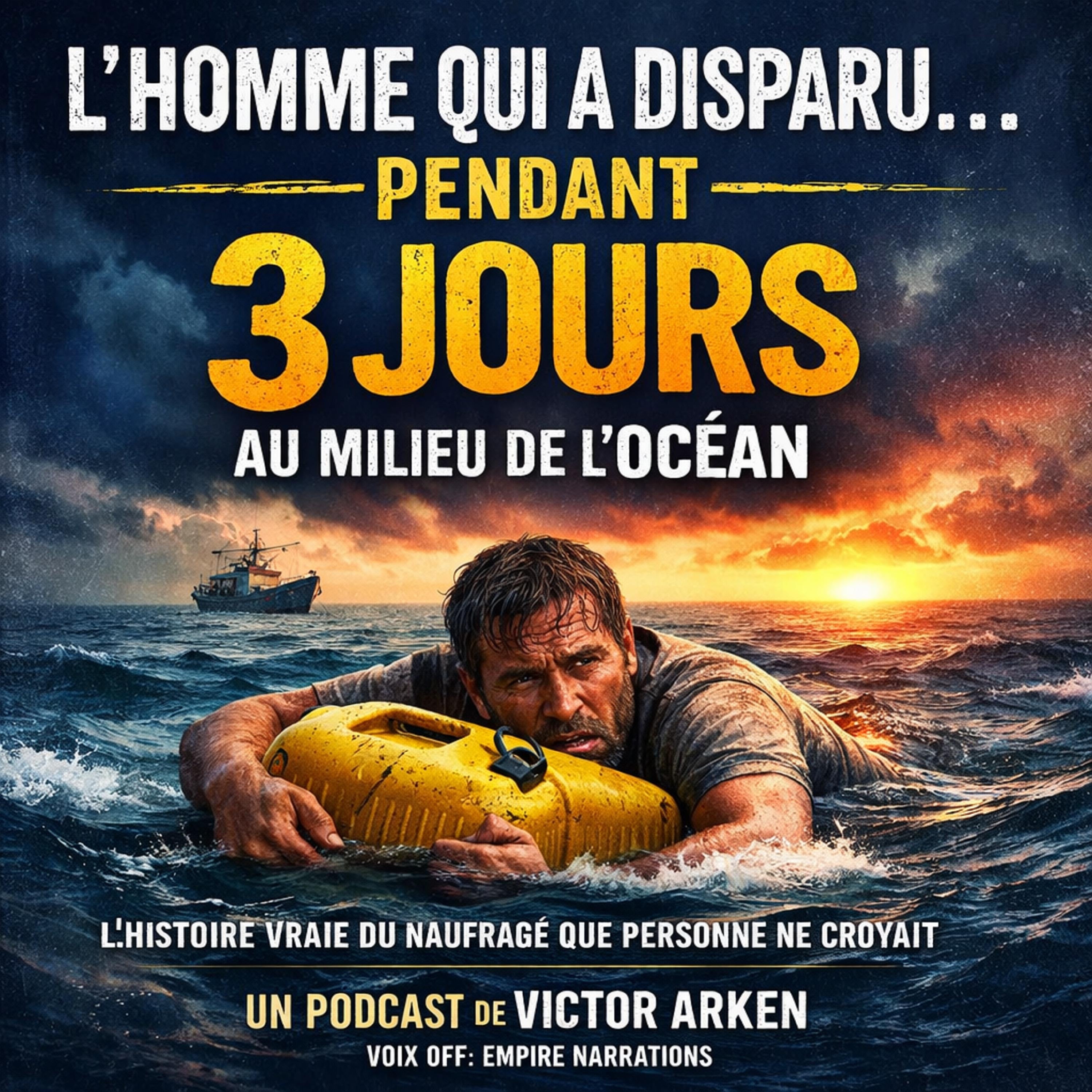 L'homme qui a disparu… pendant 3 jours au milieu de l'océan