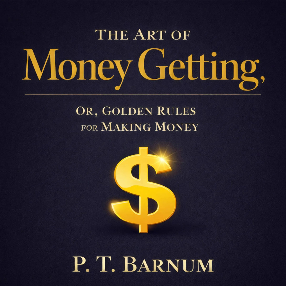 The Art of Money Getting; Or, Golden Rules for Making Money