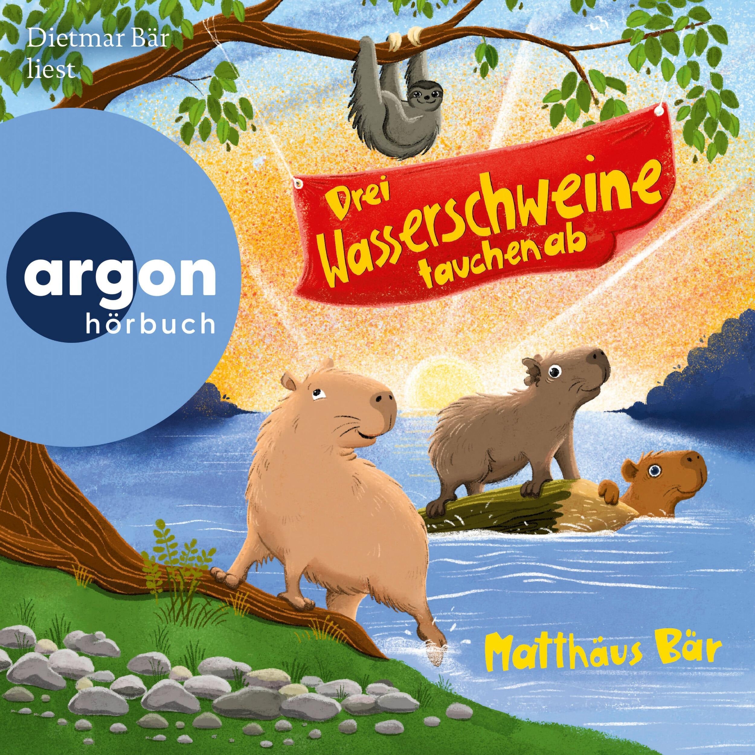 Drei Wasserschweine tauchen ab - Die Wasserschwein-Reihe, Band 3 (Ungekürzte Lesung)