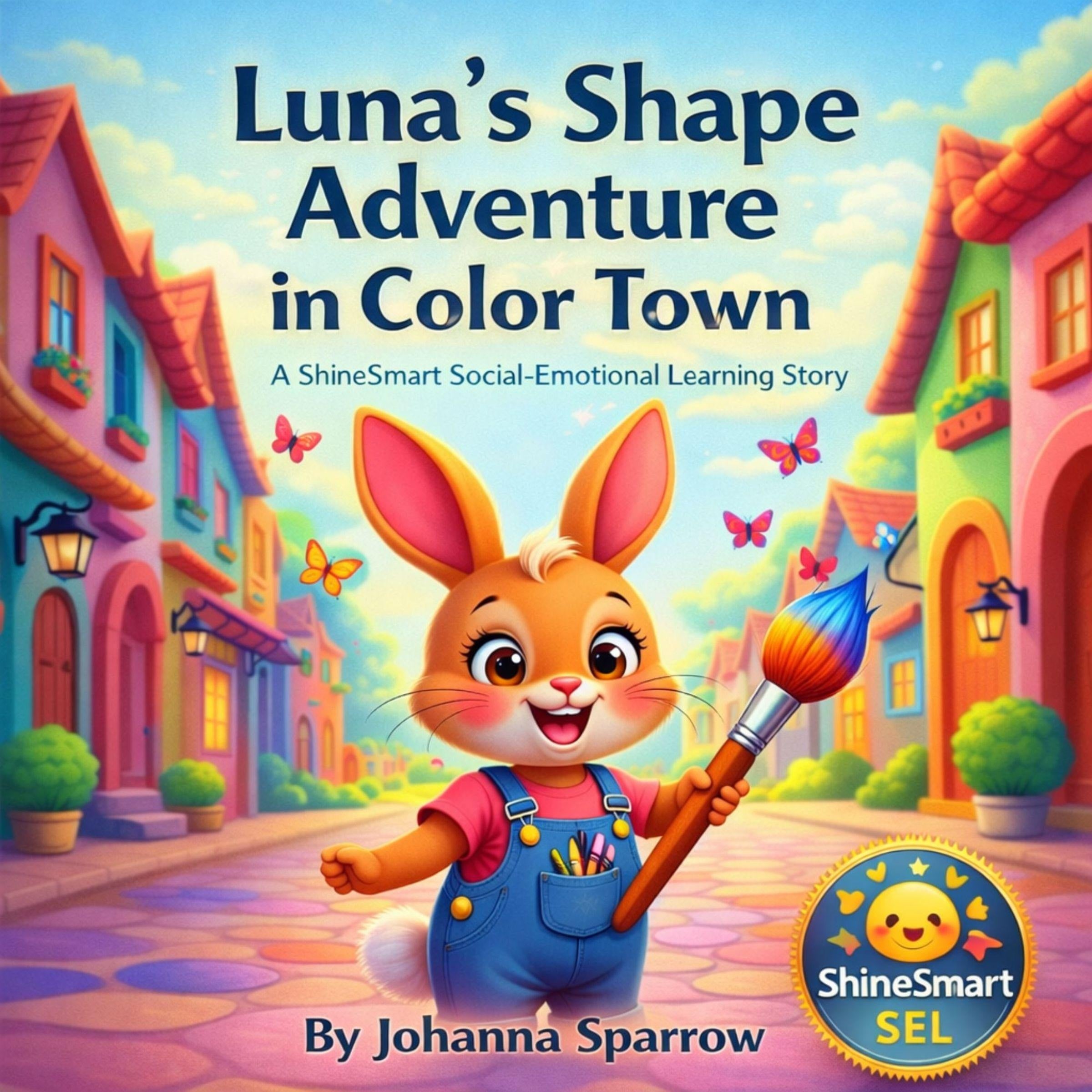 Luna's Shape Adventure in Color Town