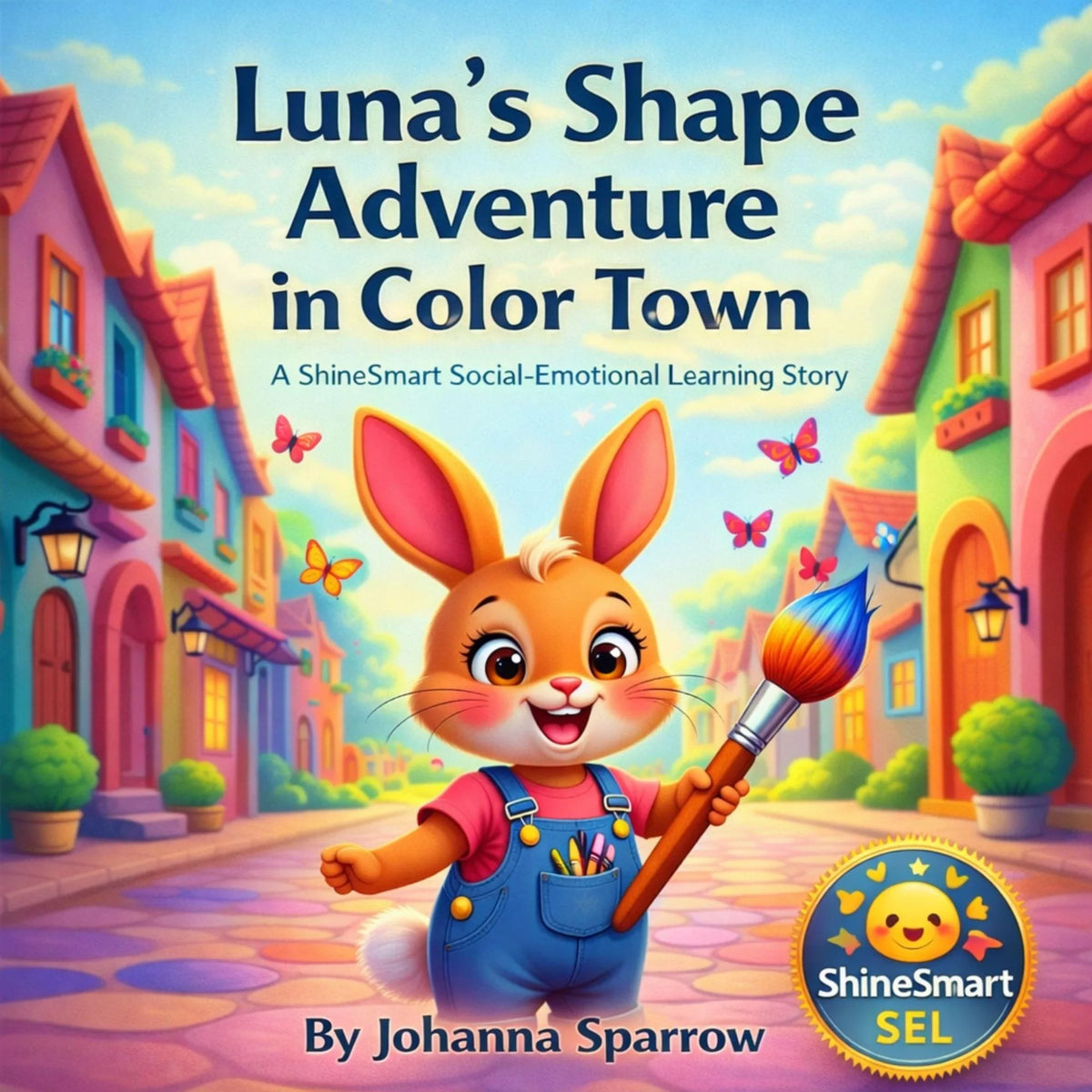 Luna's Shape Adventure in Color Town
