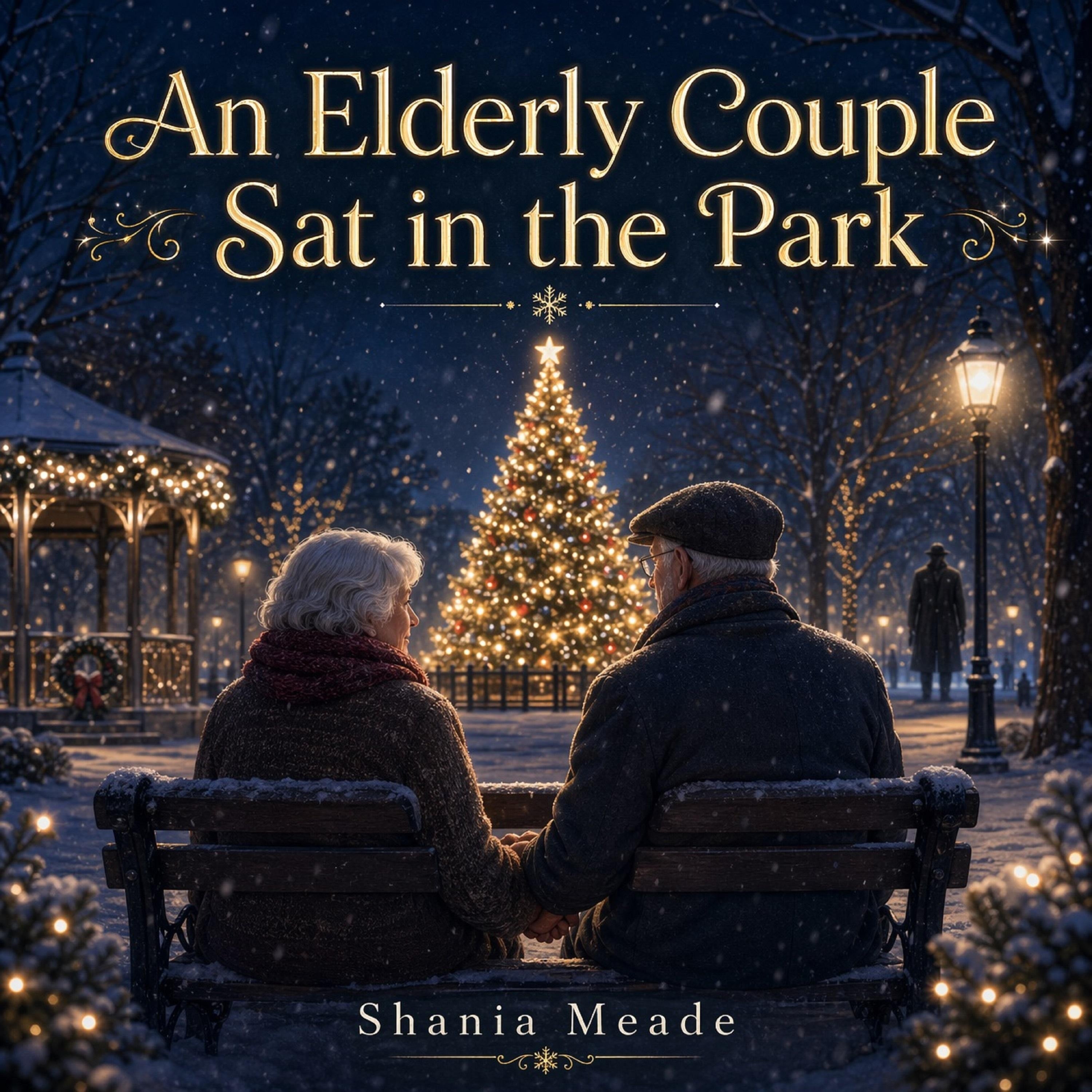 An Elderly Couple Sat in the Park