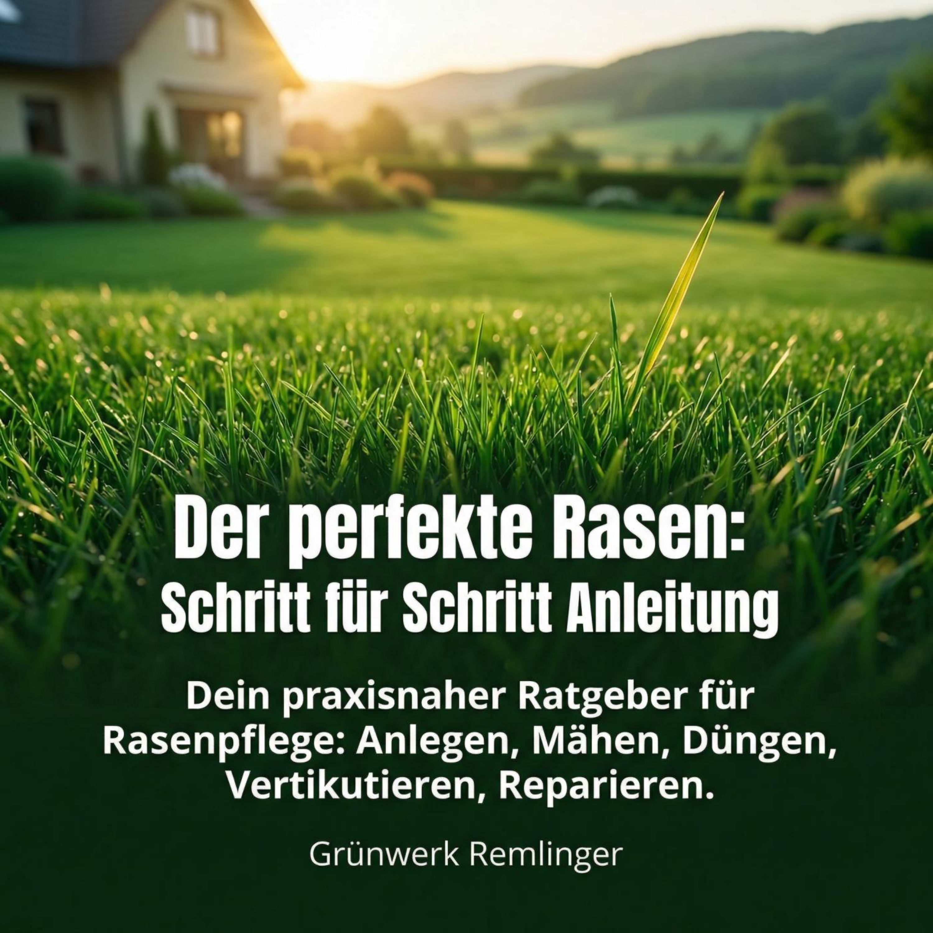 Der perfekte Rasen: Schritt für Schritt Anleitung