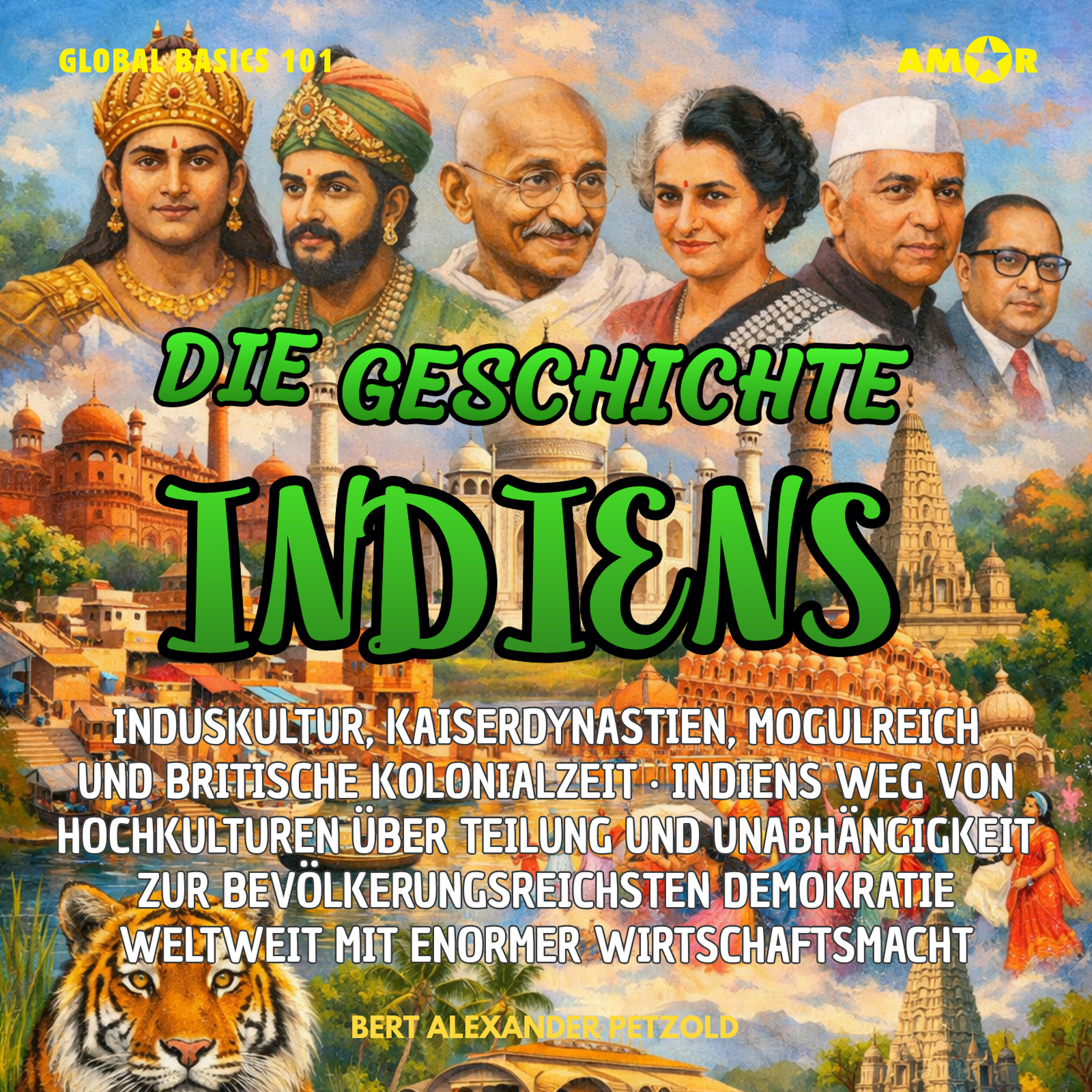 Die Geschichte Indiens - Induskultur, Kaiserdynastien, Mogulreich und britische Kolonialzeit - Über Teilung und Unabhängigkeit zur bevölkerungsreichsten Demokratie - Global Basics 101 - Deine Serie für modernes Wissen, Folge 15 (ungekürzt)