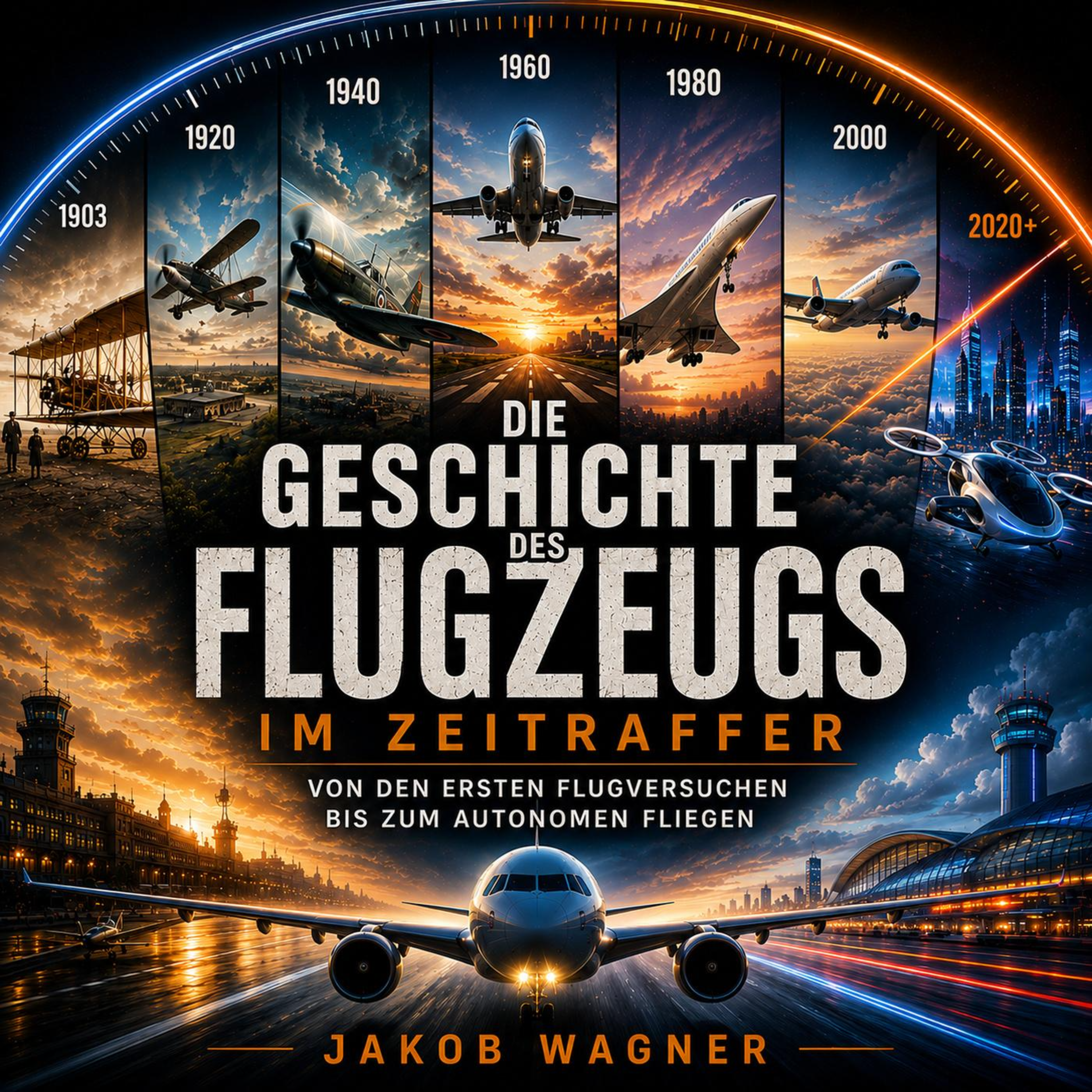 Die Geschichte des Flugzeugs im Zeitraffer