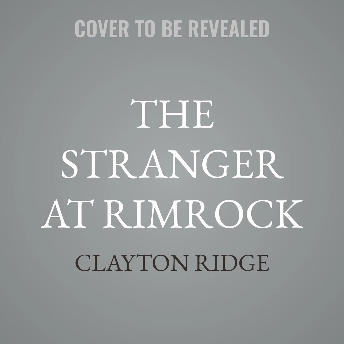 The Stranger at Rimrock