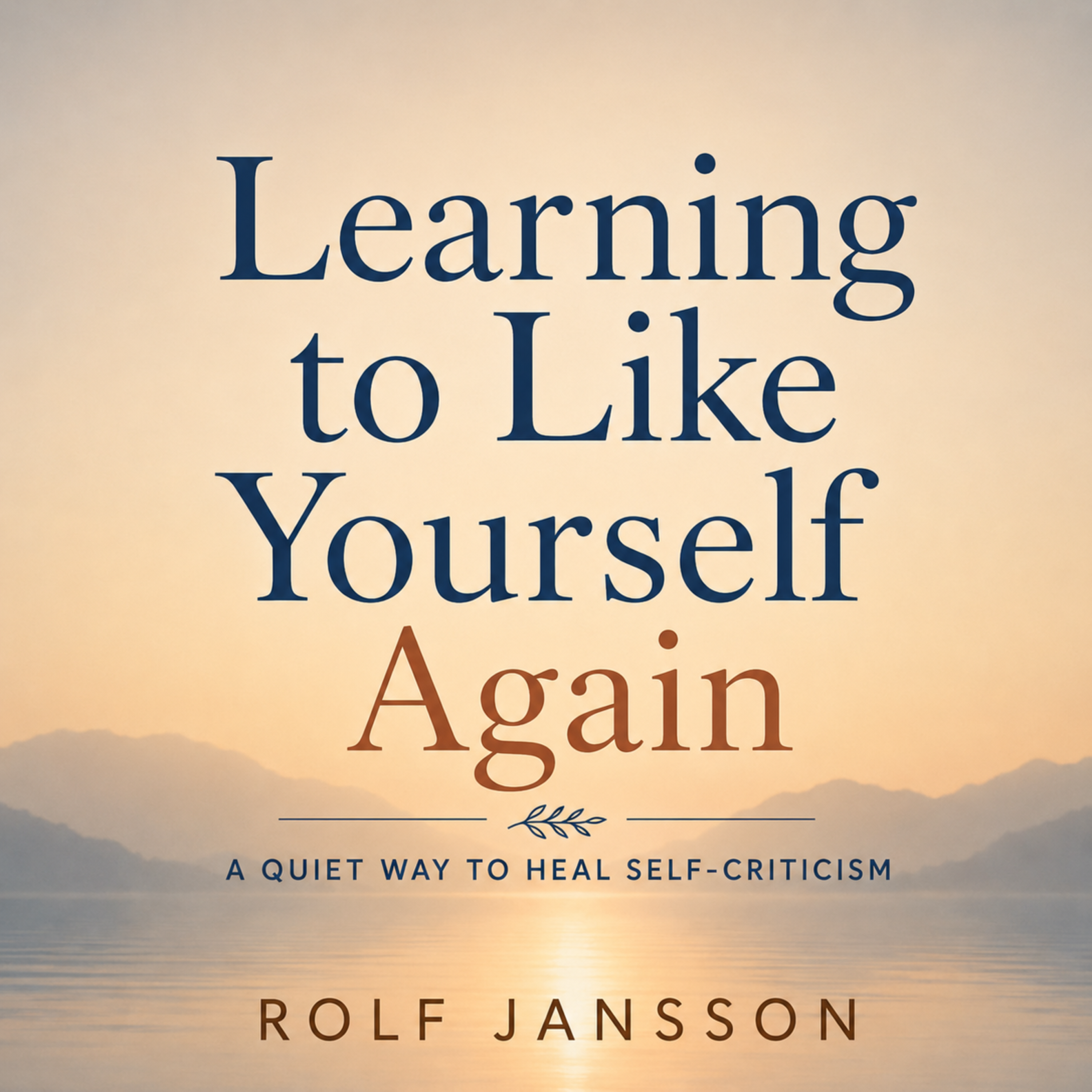 Learning to Like Yourself Again
