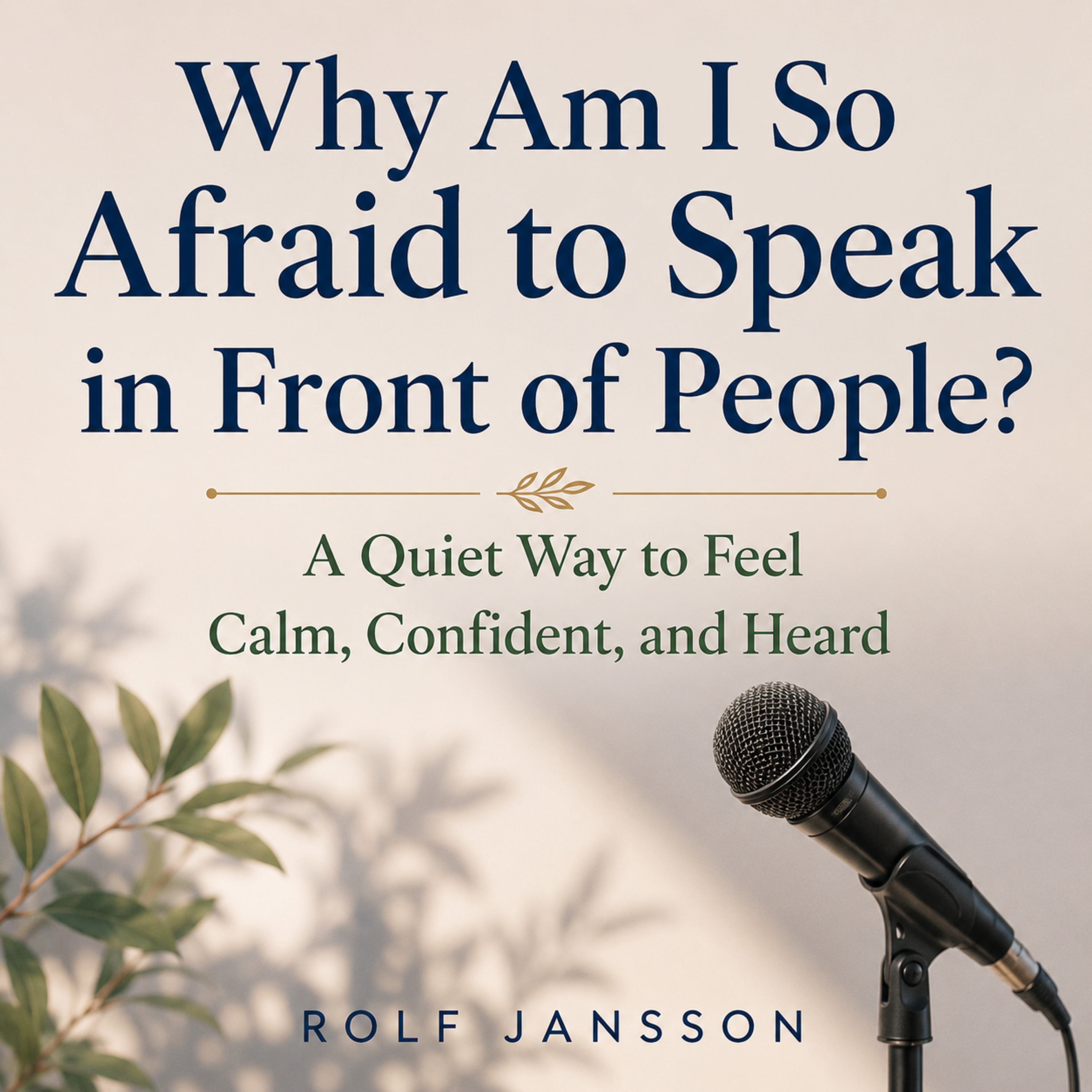 Why Am I So Afraid to Speak in Front of People?