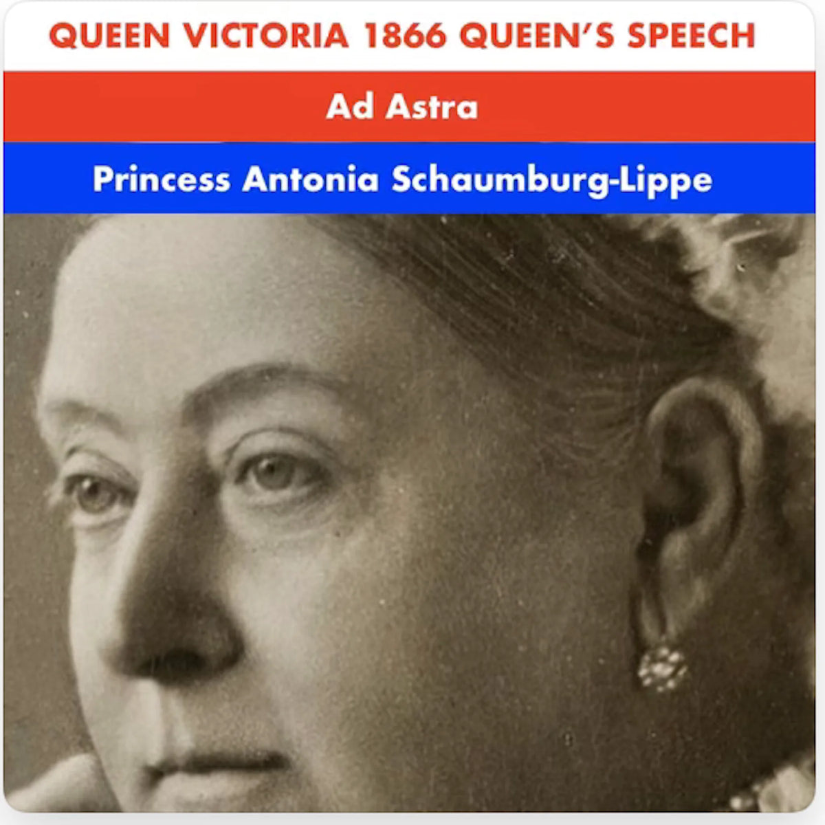 Queen Victoria 1866 Queen's Speech