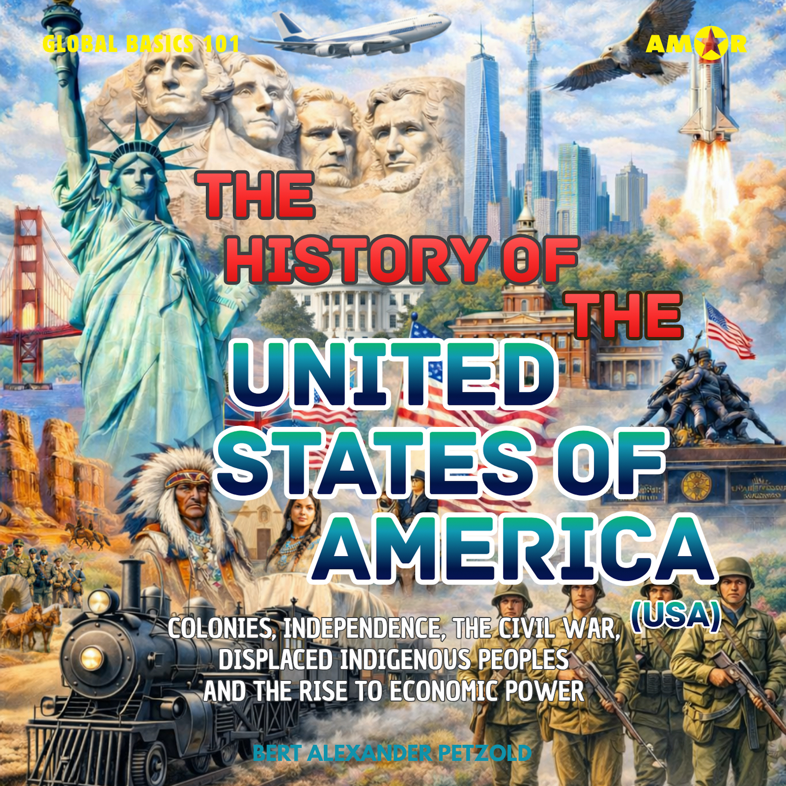 The History of the United States of America (USA) - Colonies, Independence, the Civil War, Displaced Indigenous Peoples and the Rise to Economic Power - Global Basics 101 - Your Series for Modern Knowledge, Folge 10 (unabridged)