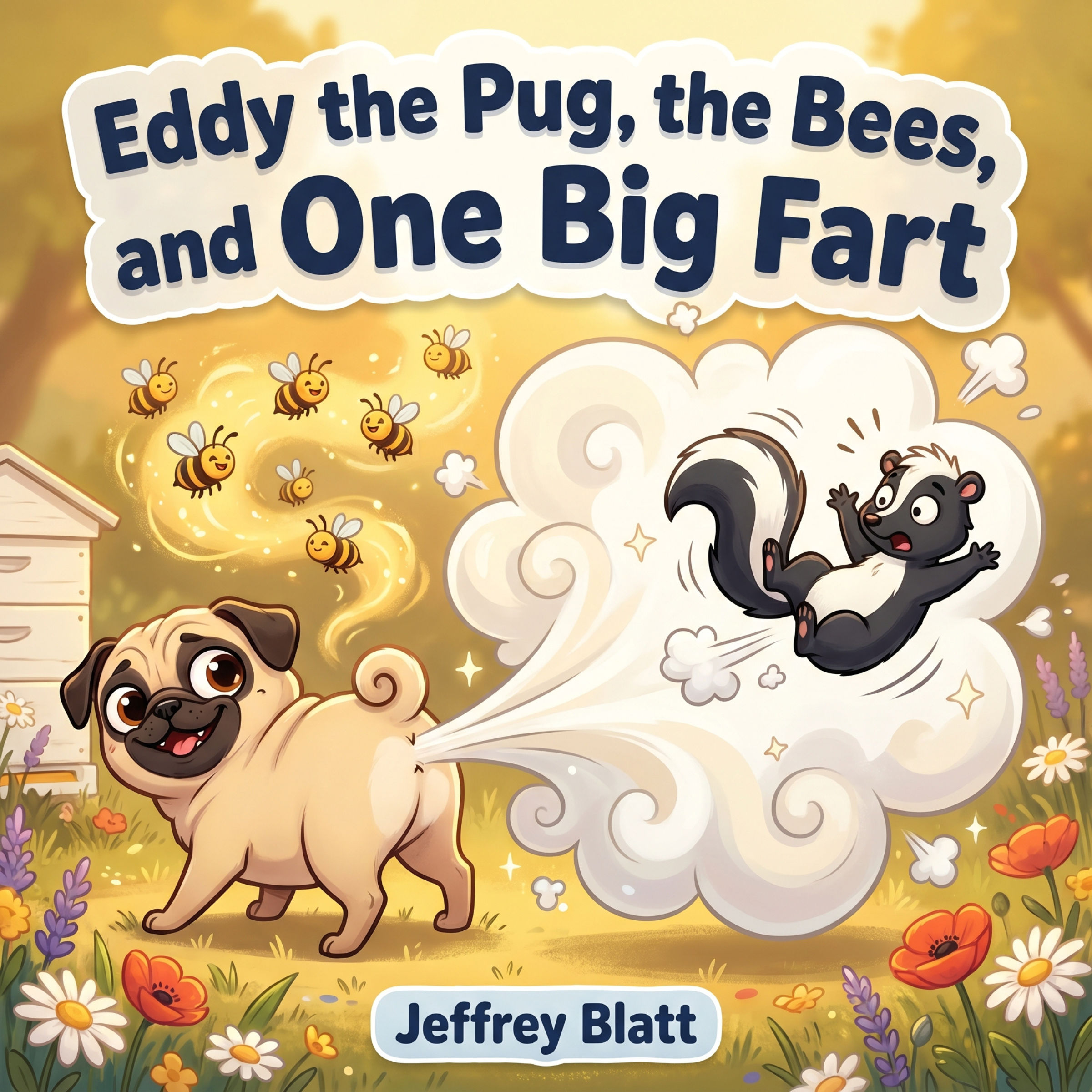 Eddy the Pug, the Bees, and One Big Fart
