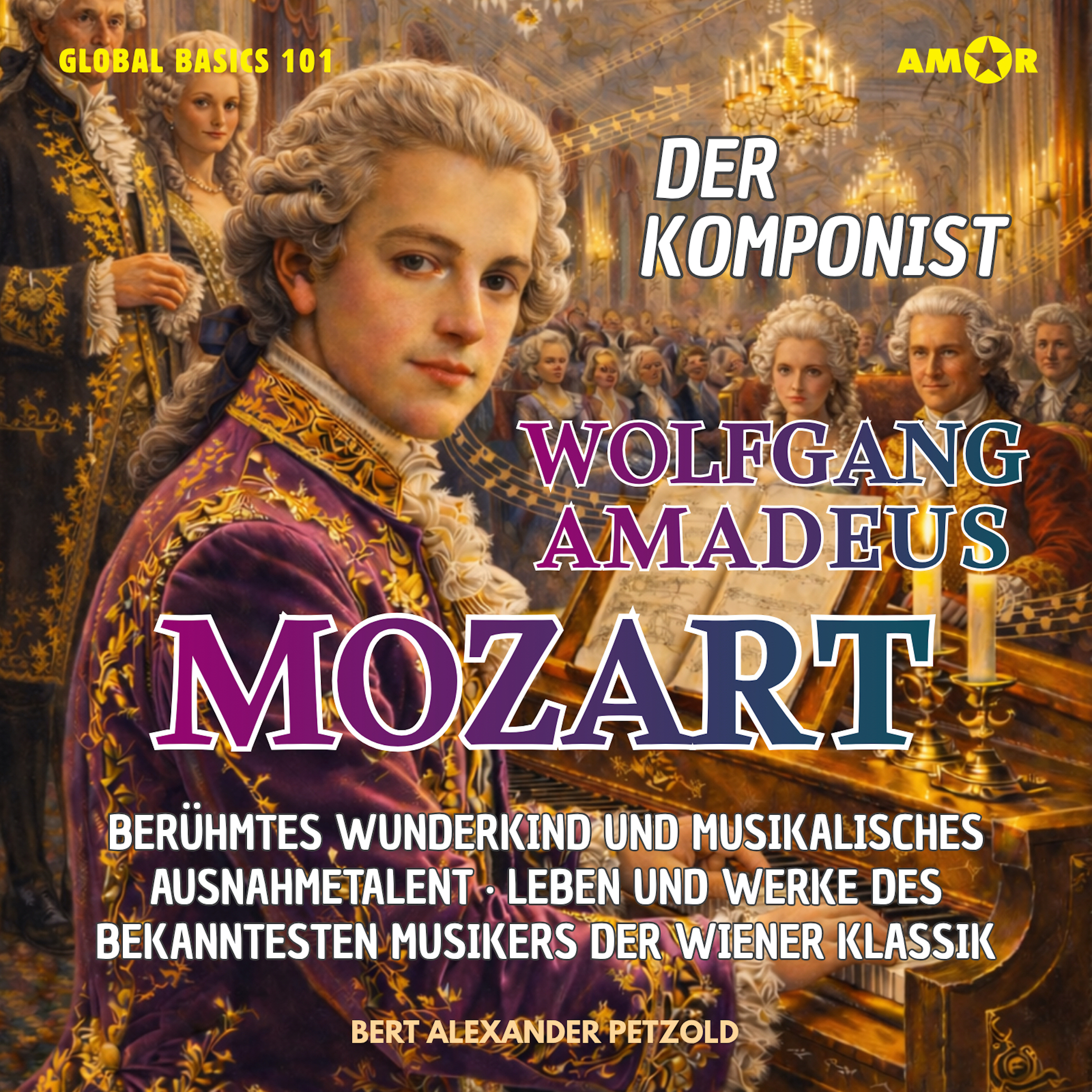 Der Komponist Wolfgang Amadeus Mozart - Berühmtes Wunderkind und musikalisches Ausnahmetalent - Leben und Werke des Musikers der Wiener Klassik - Global Basics 101 - Deine Serie für modernes Wissen, Folge 19 (ungekürzt)