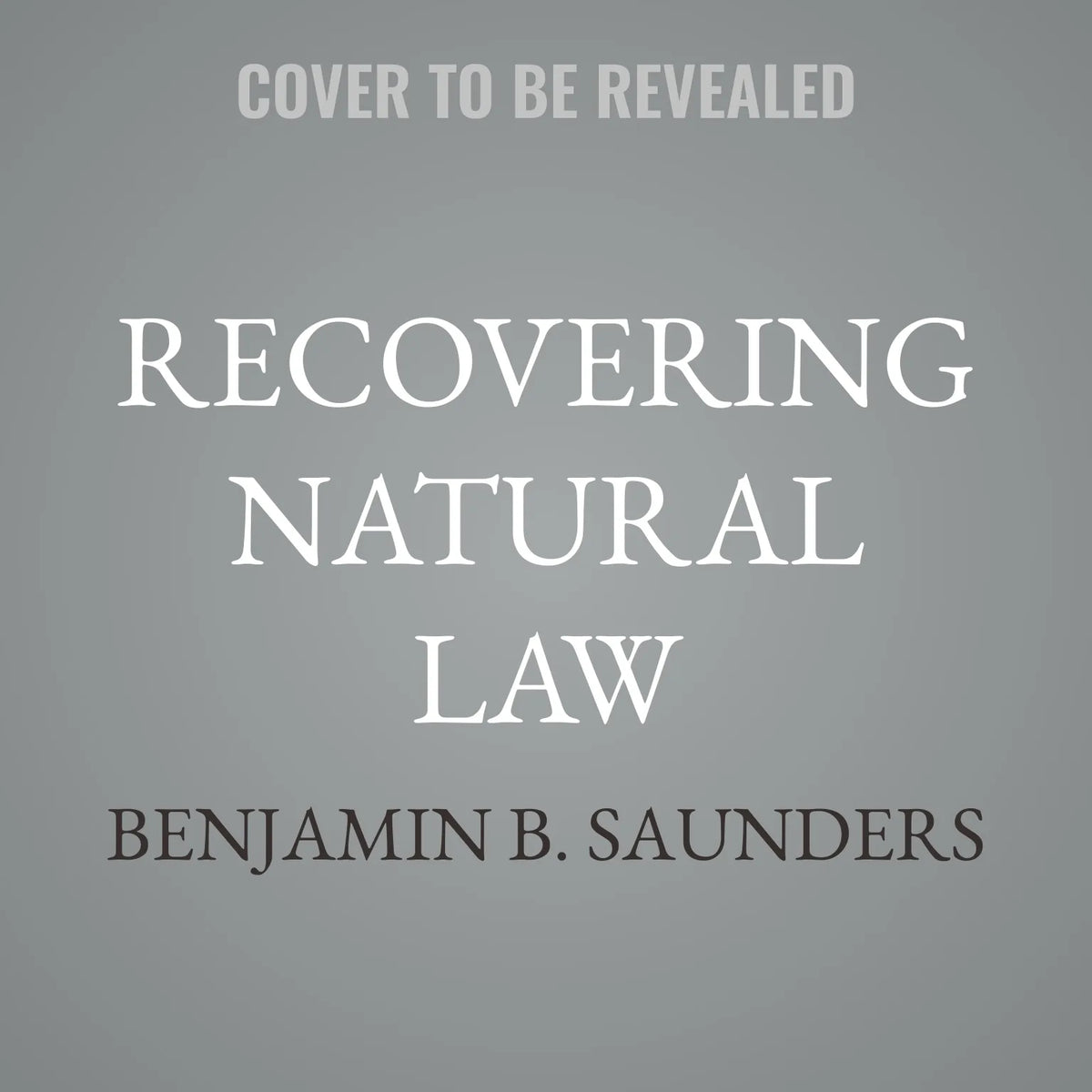 Recovering Natural Law