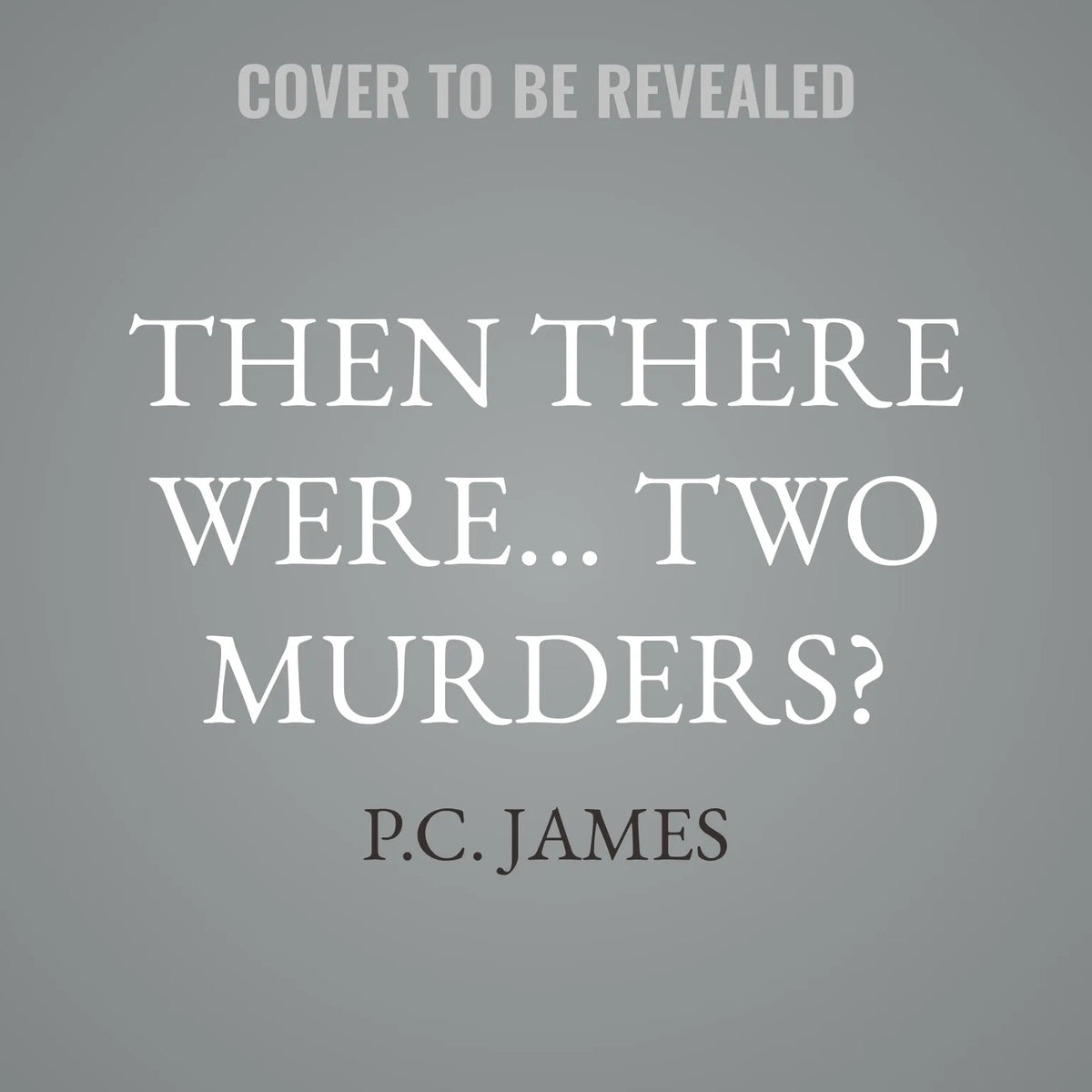 Then There Were... Two Murders?