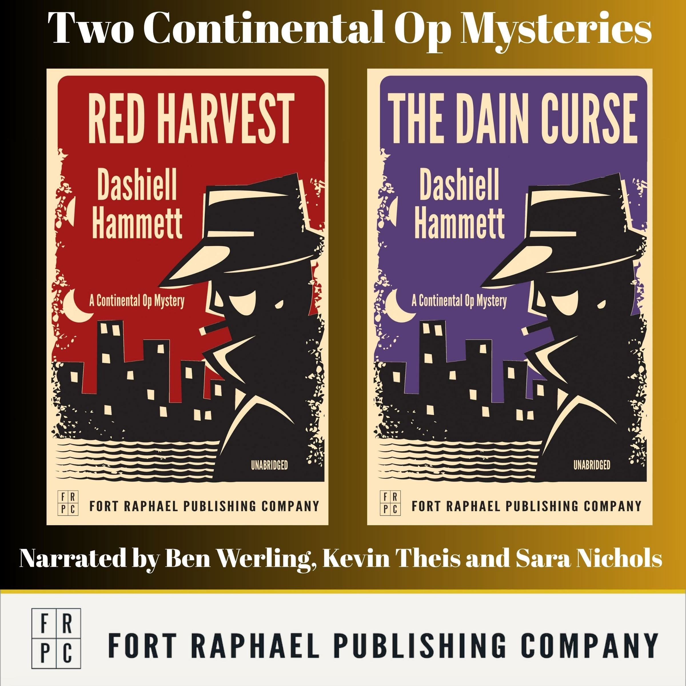 Two Continental Op Mysteries - Red Harvest and The Dain Curse - Unabridged
